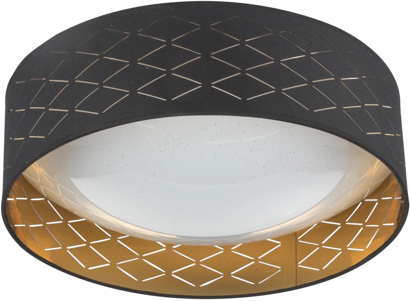 GLOBO LIGHTING LED Deckenleuchte "CLARKE", 1 Stk., weiß, Wohnzimmer, Leuchten, Deckenlampe, Wohnzimmer, Design Leuchte