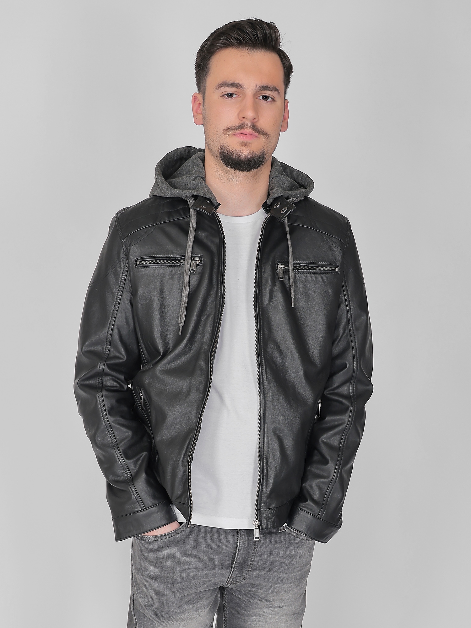 MUSTANG Lederjacke "Foster"