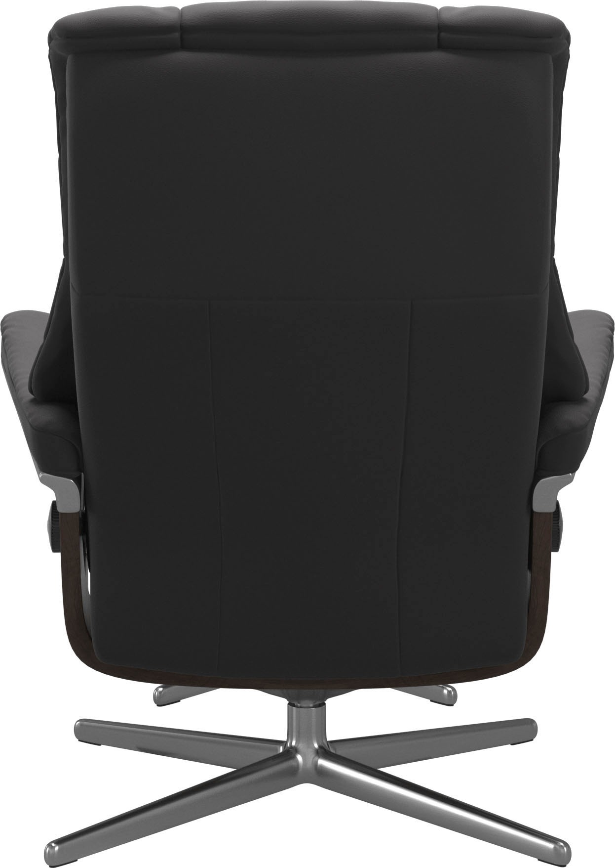 Stressless® Relaxsessel »Mayfair«, (Set, Relaxsessel mit Hocker), mit Hocker, mit Cross Base, Größe S, M & L, Holzakzent Wenge