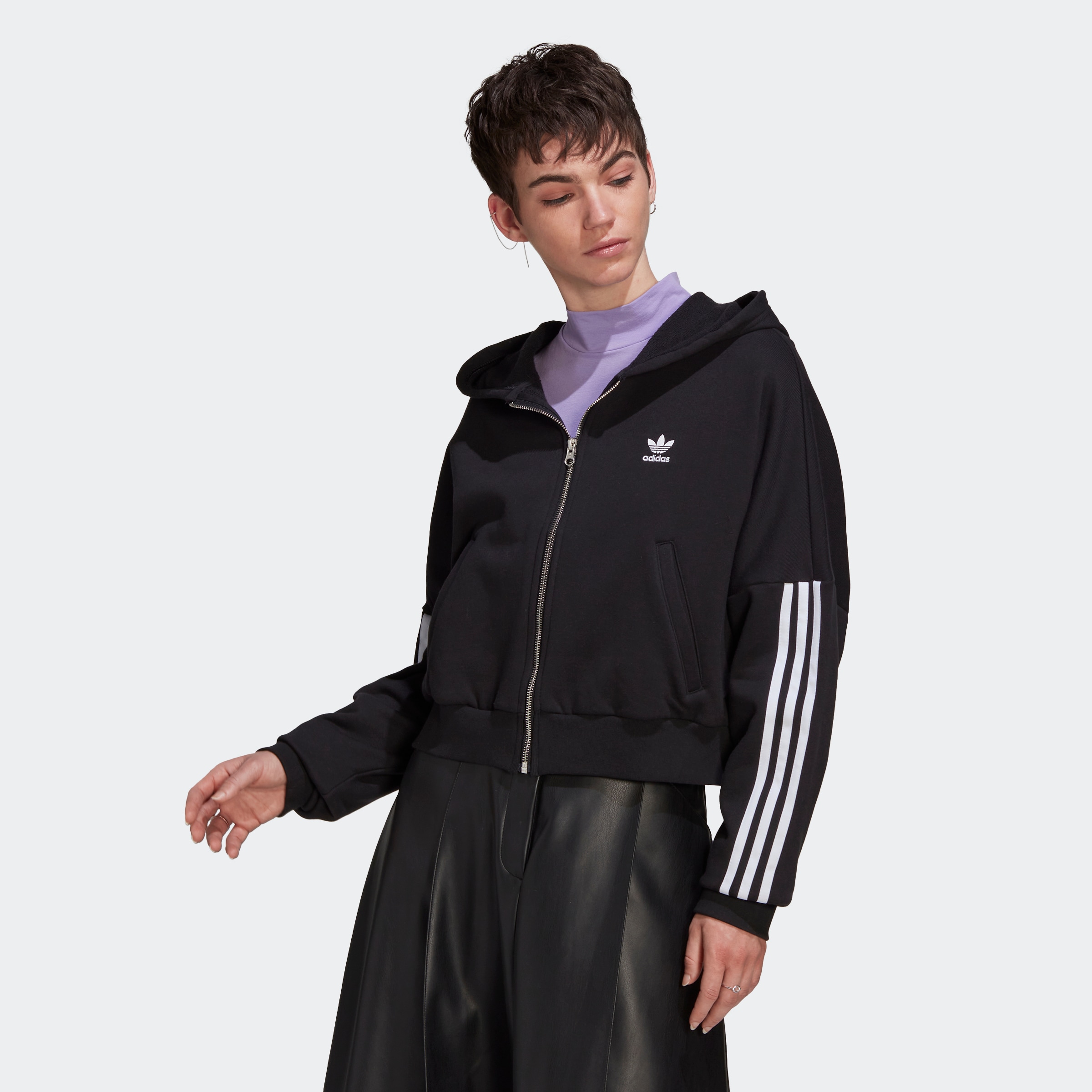 adidas Originals FULL-ZIP Kapuzensweatjacke KAPUZENJACKE« RELAXED BAUR CLASSICS kaufen »ADICOLOR | online