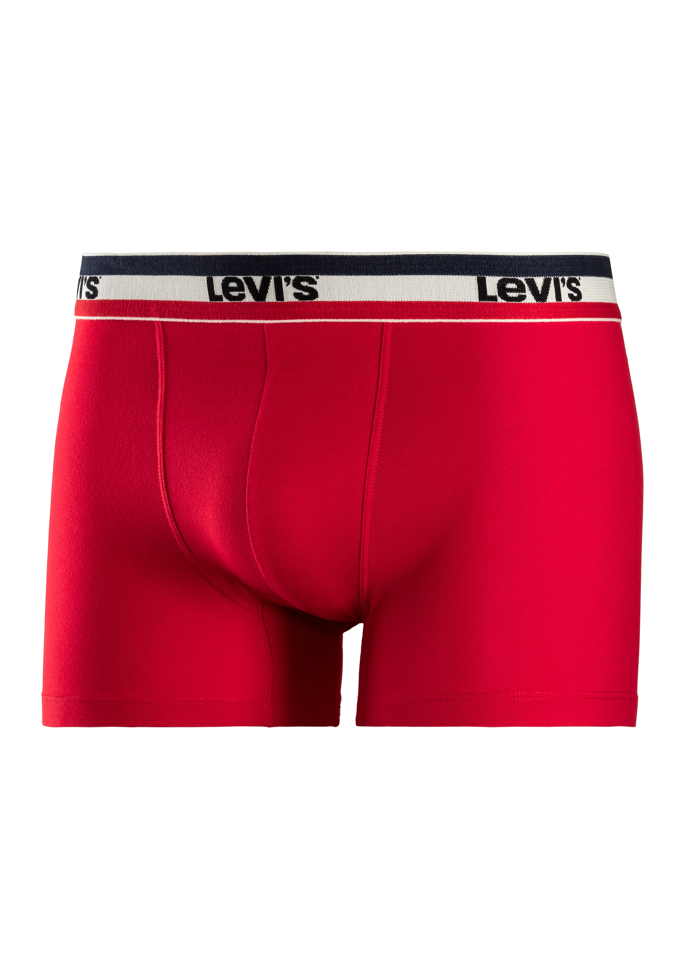 Levi's® Boxer, (Packung, 3 St.), Streifen Logo Bund