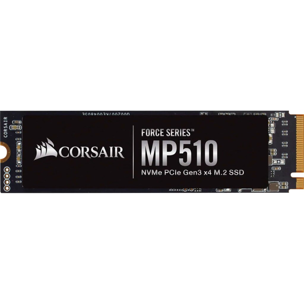 Corsair interne SSD »Force Series MP510 4TB NVMe PCIe Gen3 x4 M.2-SSD«, Anschluss M.2 PCIe 3.0