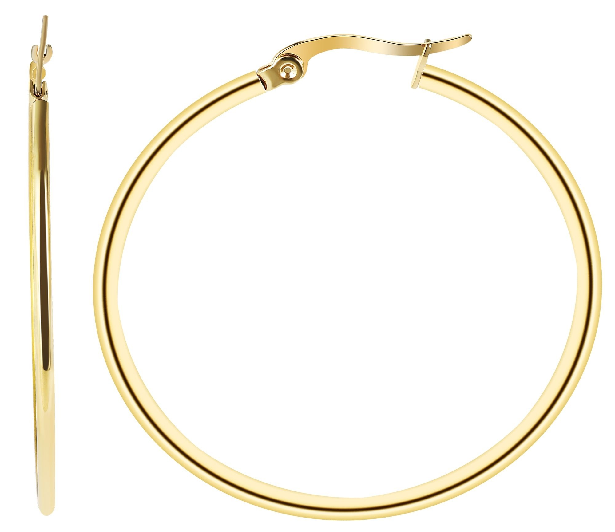 Adelia's Gold Creolen Ohrringe 2