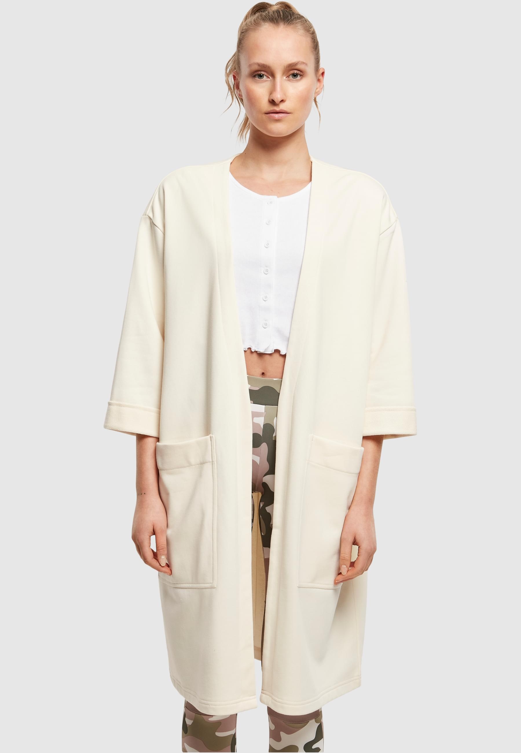 URBAN CLASSICS Sweatjacke »Urban Classics Damen Ladies Oversized Terry Cardigan«