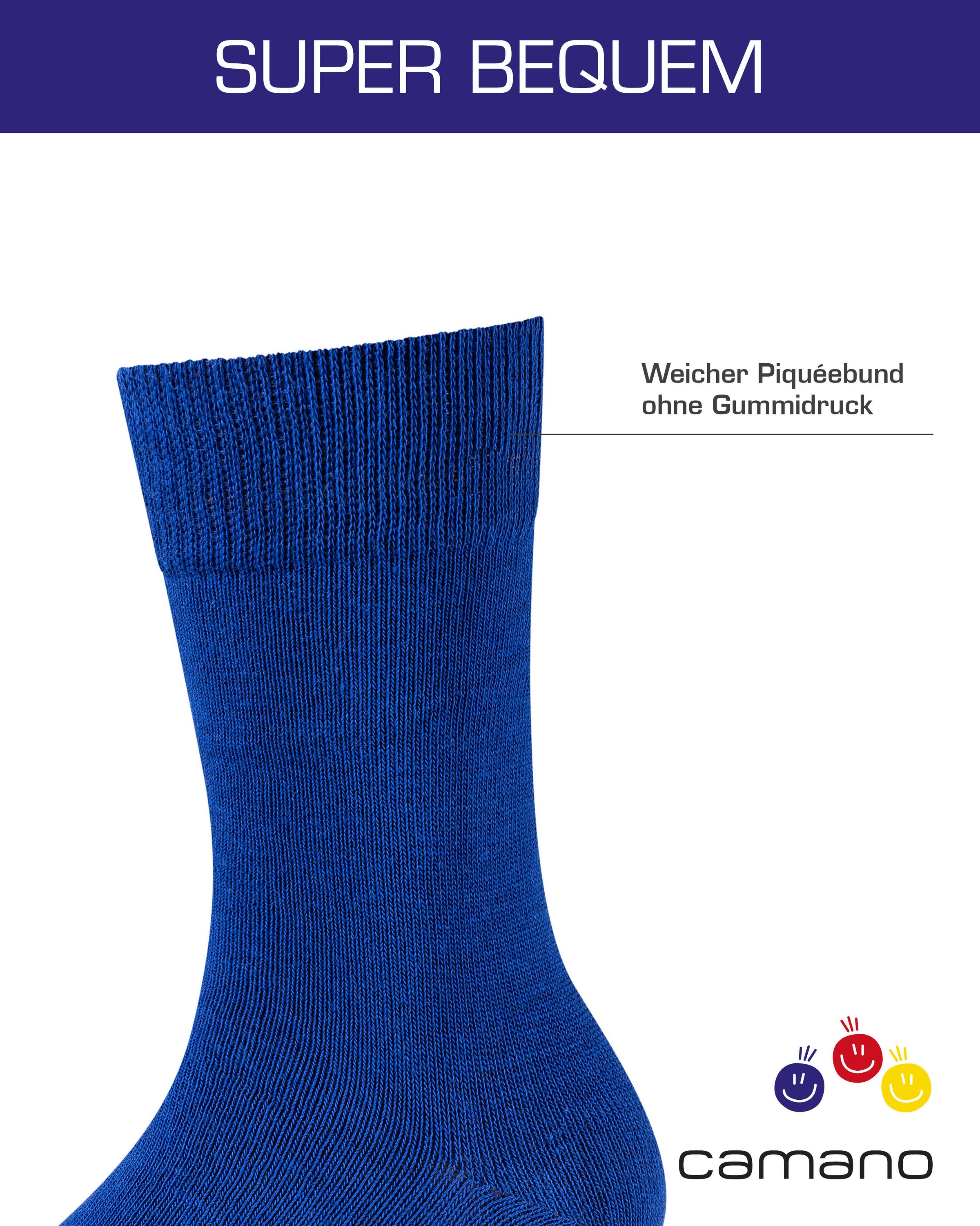 Camano Socken, (Packung, 6 Paar)