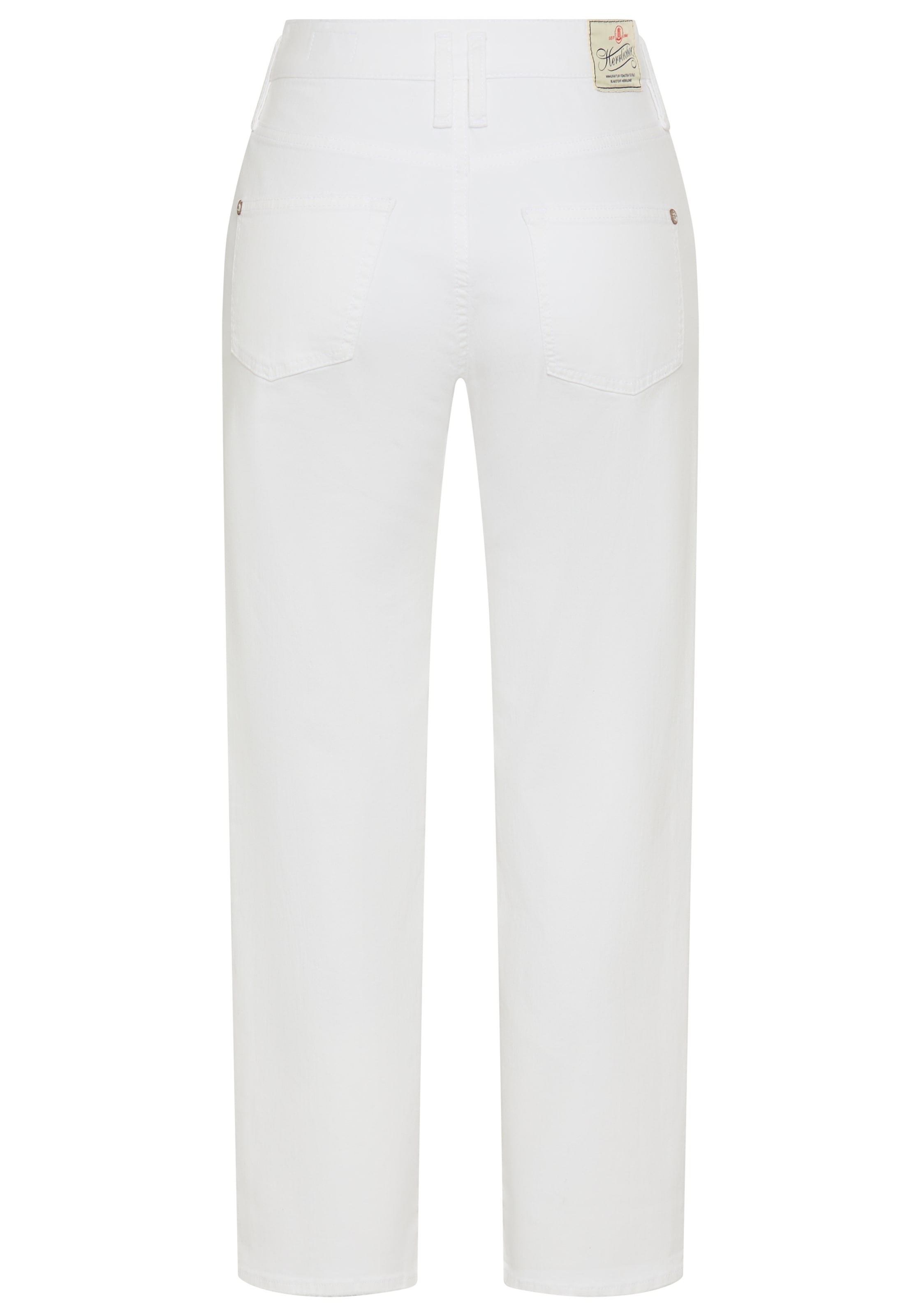 Herrlicher Straight-Jeans »Breezy Cropped Denim White Stretch« High Waist