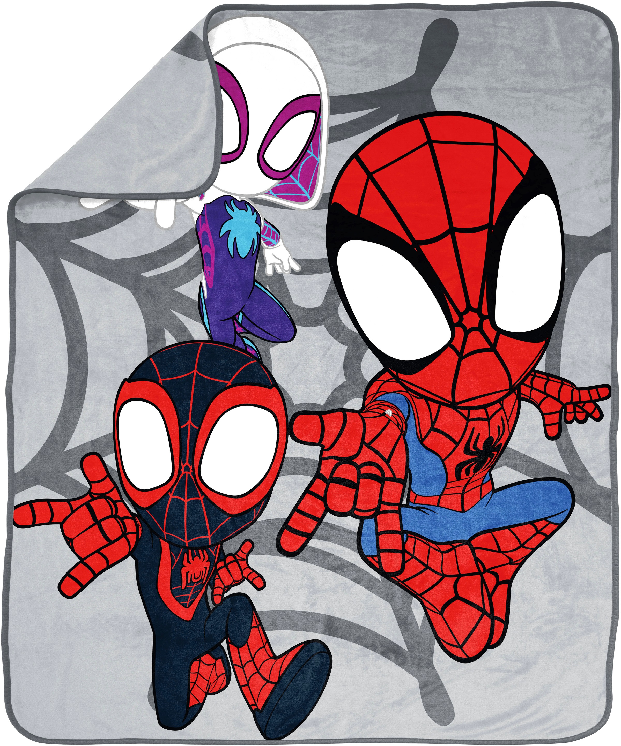 MARVEL Kinderdecke "Marvel Spidey 130 x 150 cm flauschige Sofadecke" mit Mi günstig online kaufen
