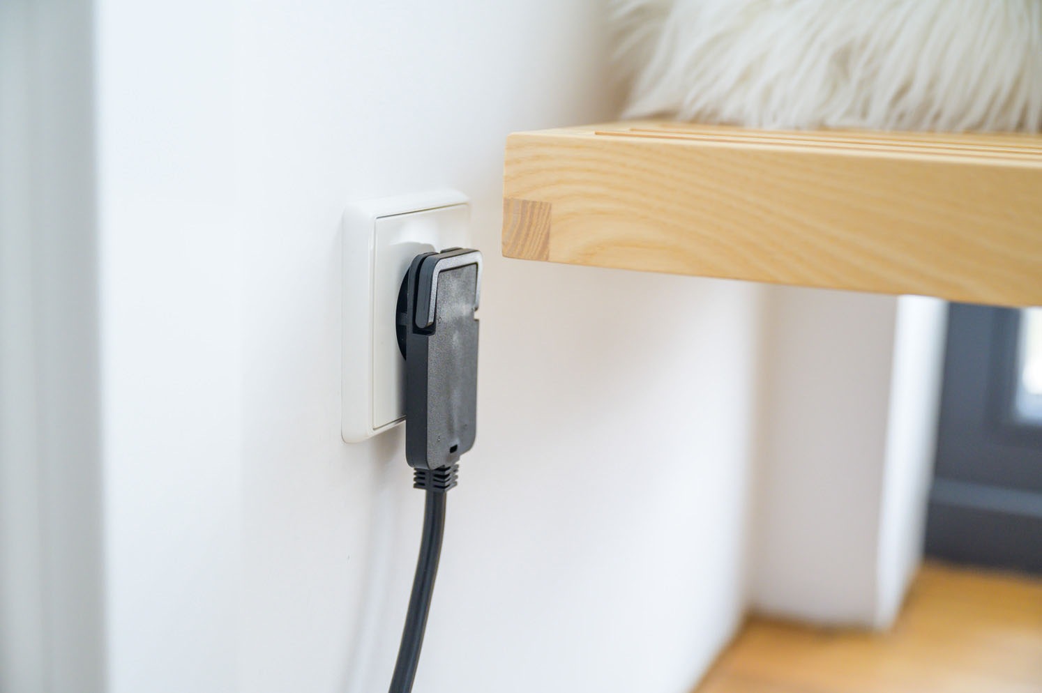 Brennenstuhl Verlängerungskabel »H05VV-F3G1,5 3m mit Berührungsschutz und Flachstecker« F-Stecker Typ F (Schuko) 300 cm