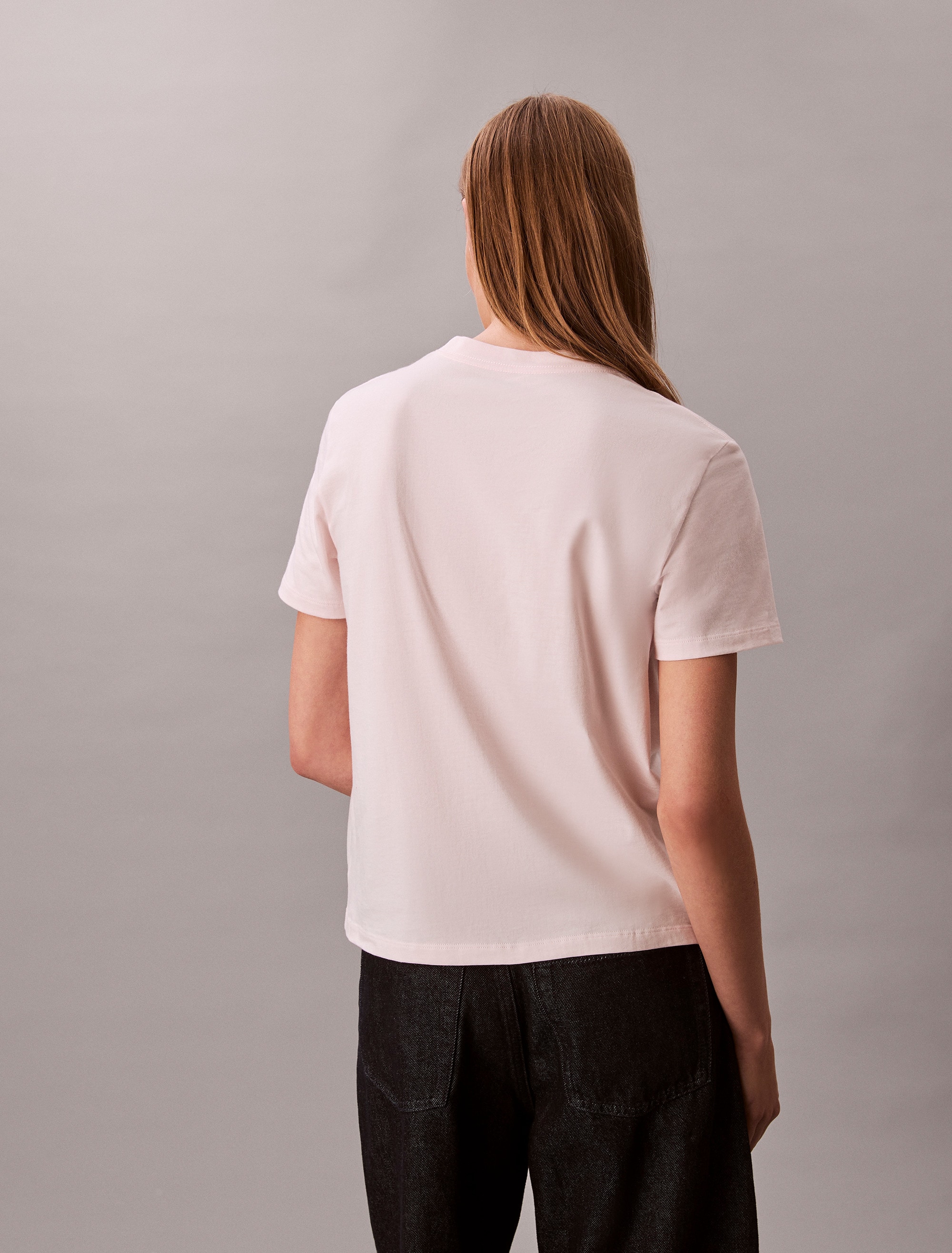 Calvin Klein Jeans T-Shirt »SS CLASSIC FOIL MONOLOGO TEE«, Mit Rundhalsausschnitt, regular fit