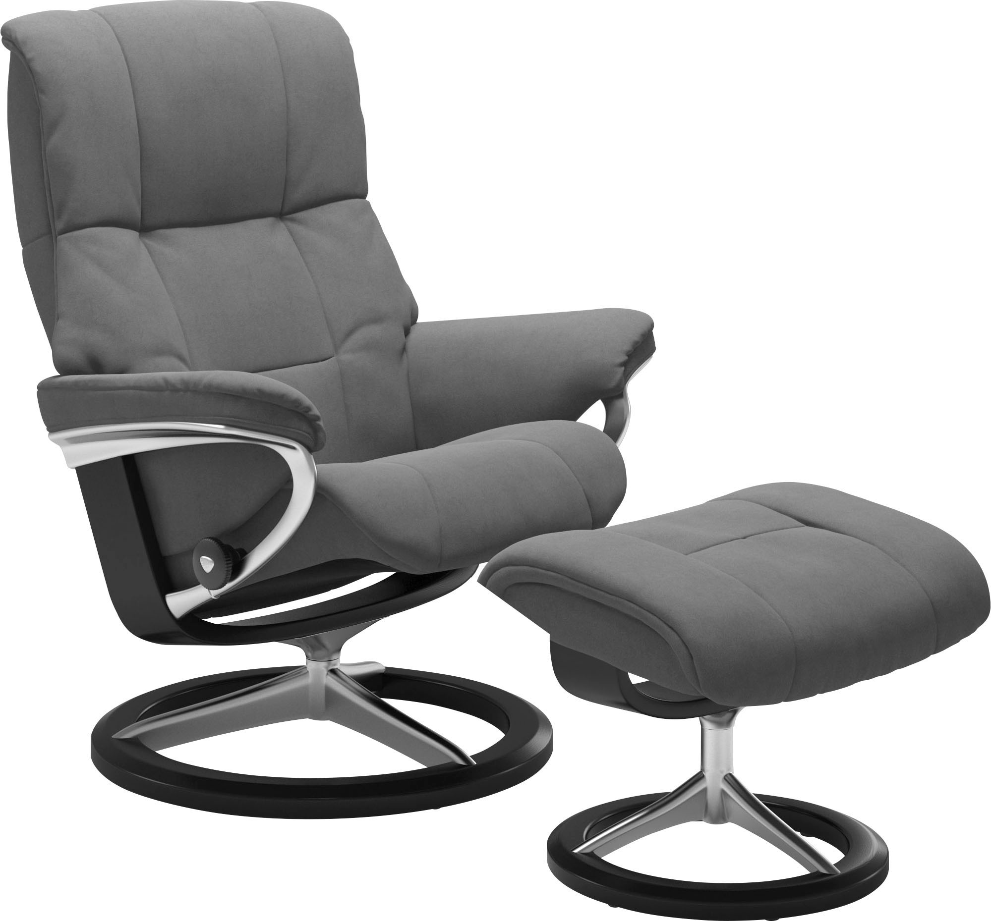 Stressless Relaxsessel "Mayfair" Relaxsessel mit Hocker, mit Hocker, mit Signature Base, Größe S, M & L, Gestell Schwarz