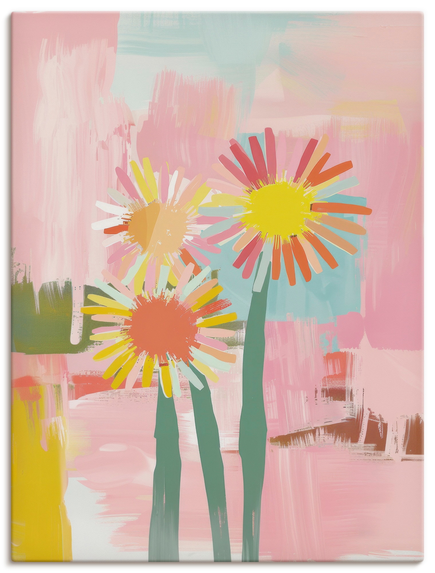 Artland Wandbild "Flüstern des Sommers" Blumenbilder 1 Stk. tlg. als Alubild, Leinwandbild, Poster, Wandaufkleber in verschied. Größen