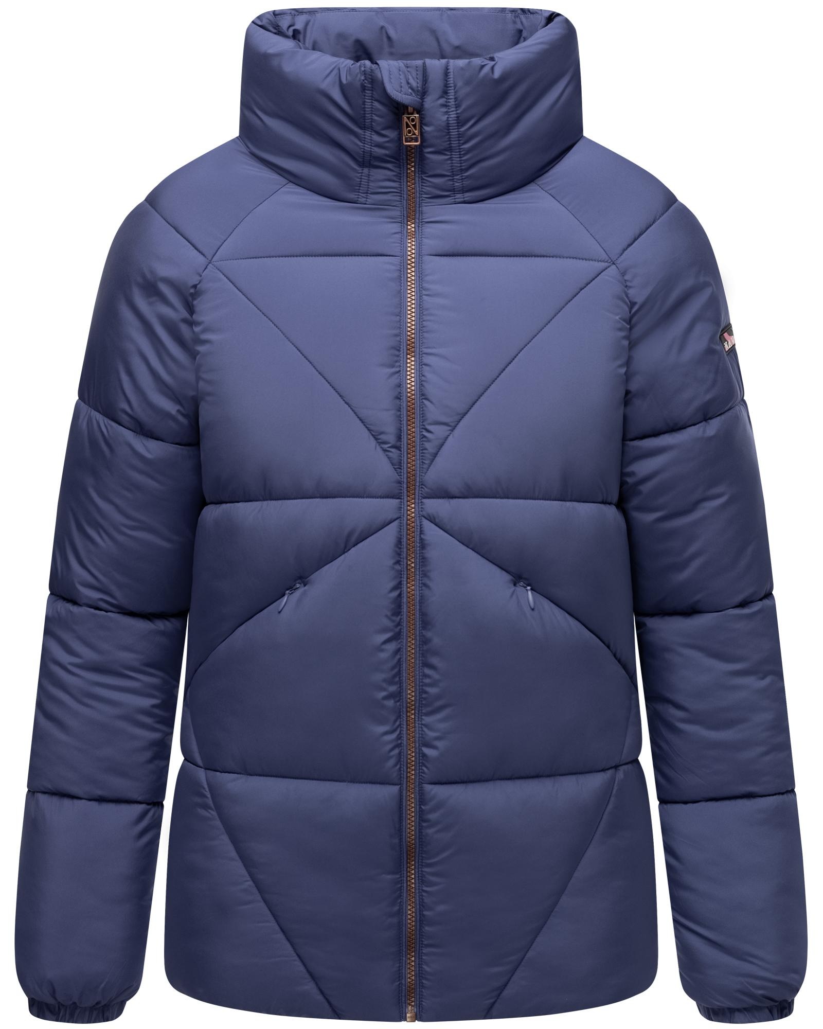 Navahoo Steppjacke »Schokolinaa 14«, ohne Kapuze, Winterjacke mit modischer Steppung & hohem Kragen