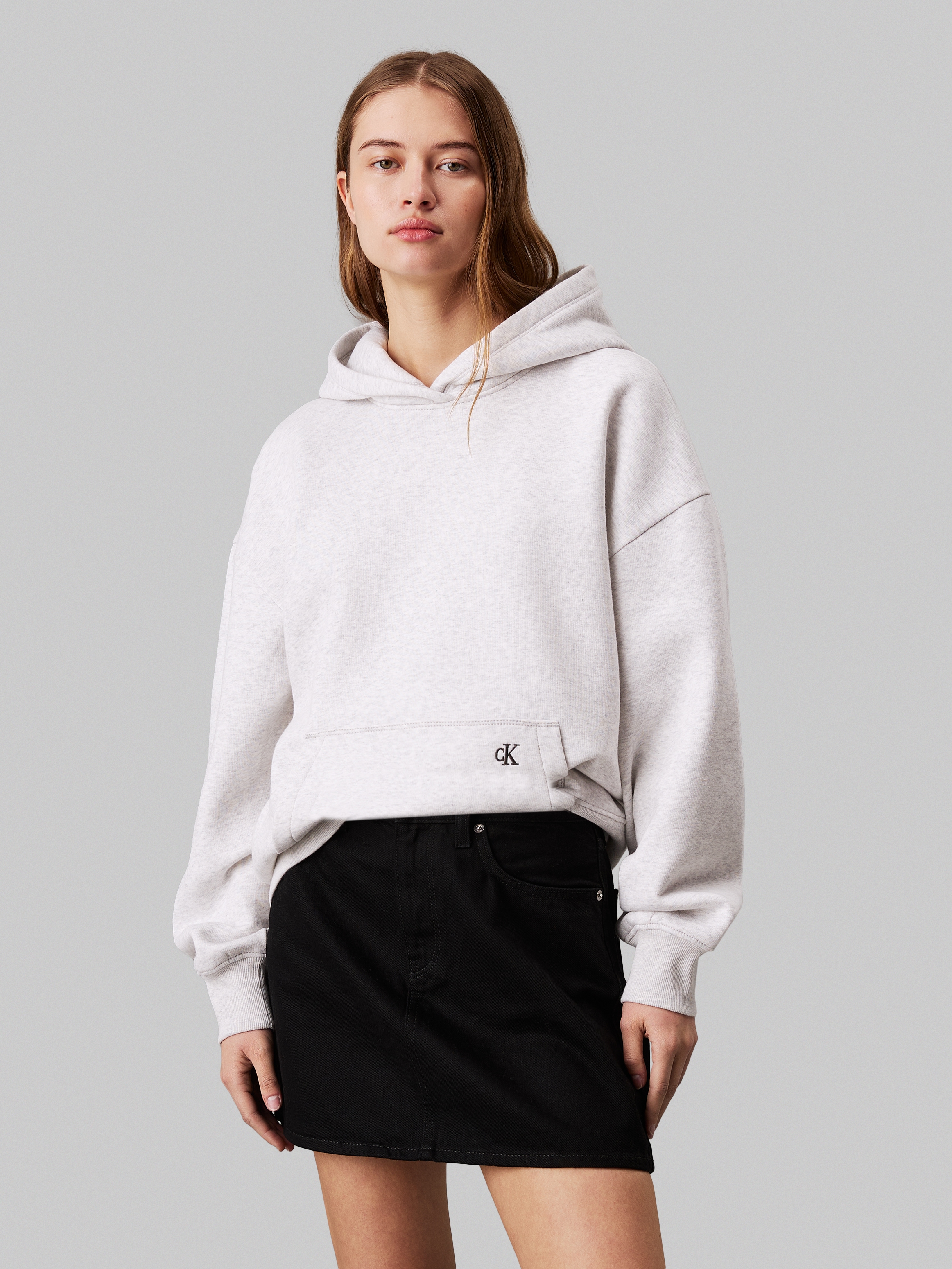 Calvin Klein Jeans Kapuzensweatshirt "MIXED LOGO RELAXED HOODIE", mit Backp günstig online kaufen