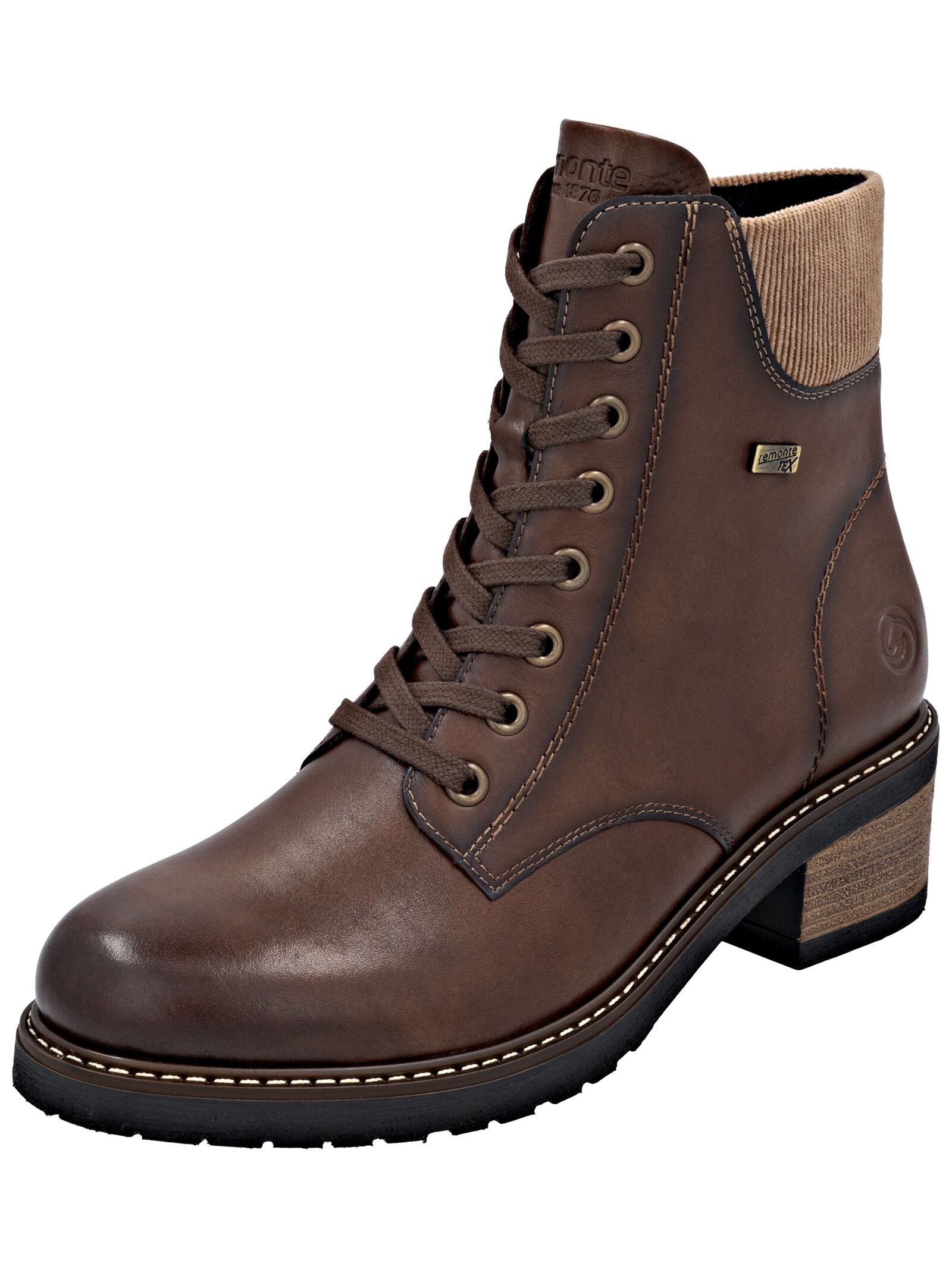 Remonte Schnürstiefelette "Remonte Stiefelette Leder/Synthetik" günstig online kaufen
