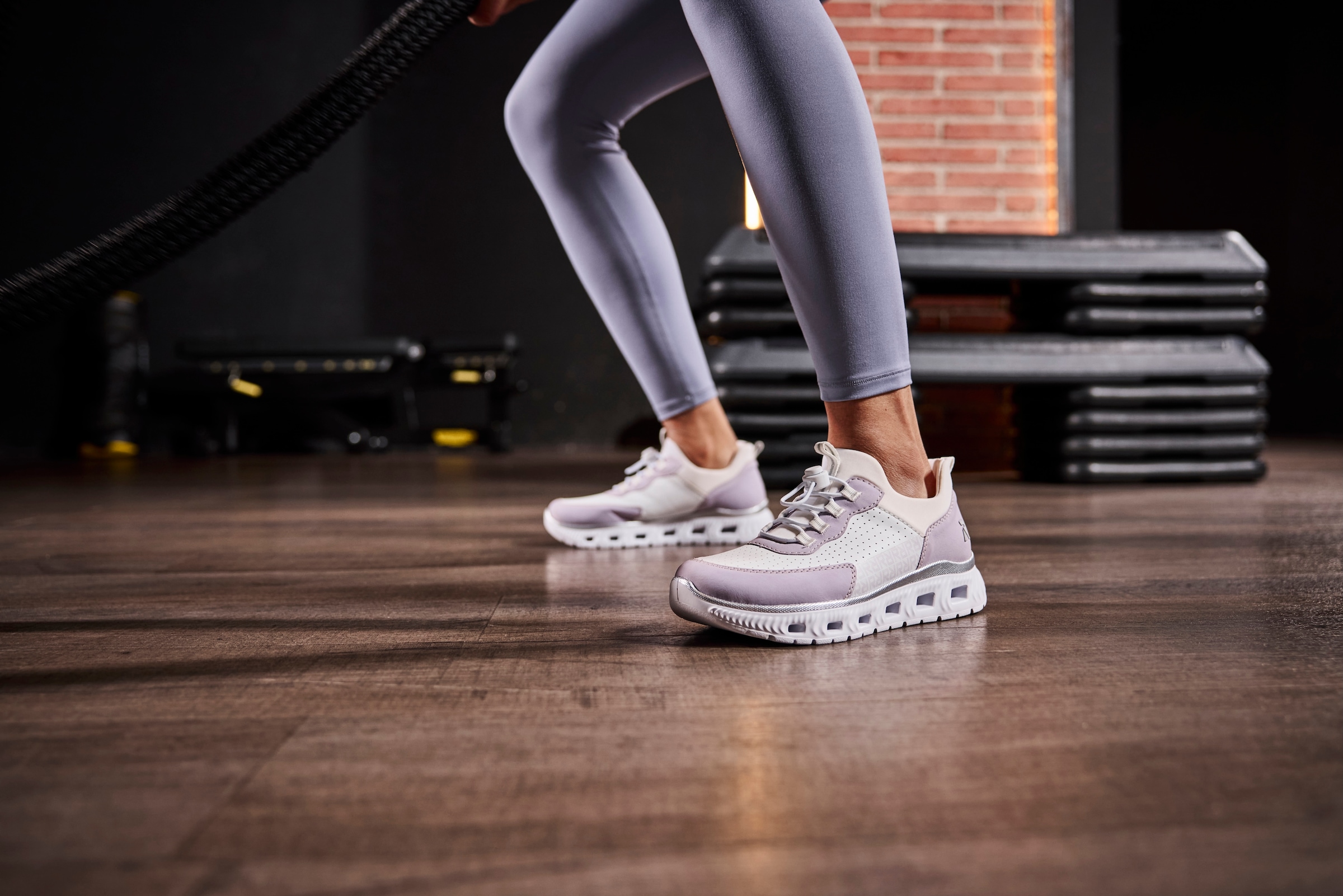 RIEKER Sport Slip-On Sneaker »vegan«, Slipper, Halbschuh, Freizeitsneaker mit MemoSoft-Ausstattung