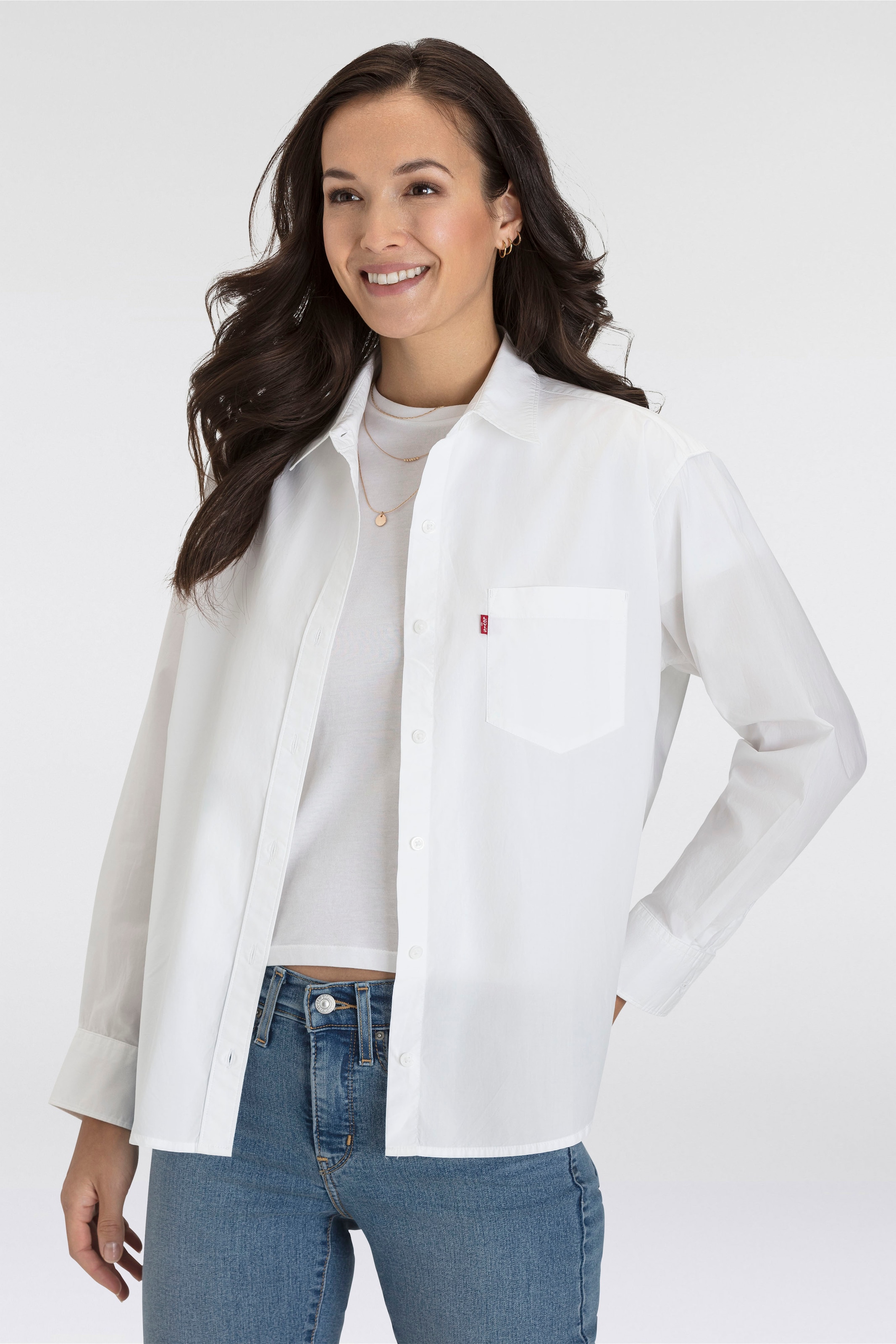 Levis Jeansbluse "HARLIE BOYFRIEND SHIRT" mit Brusttasche günstig online kaufen