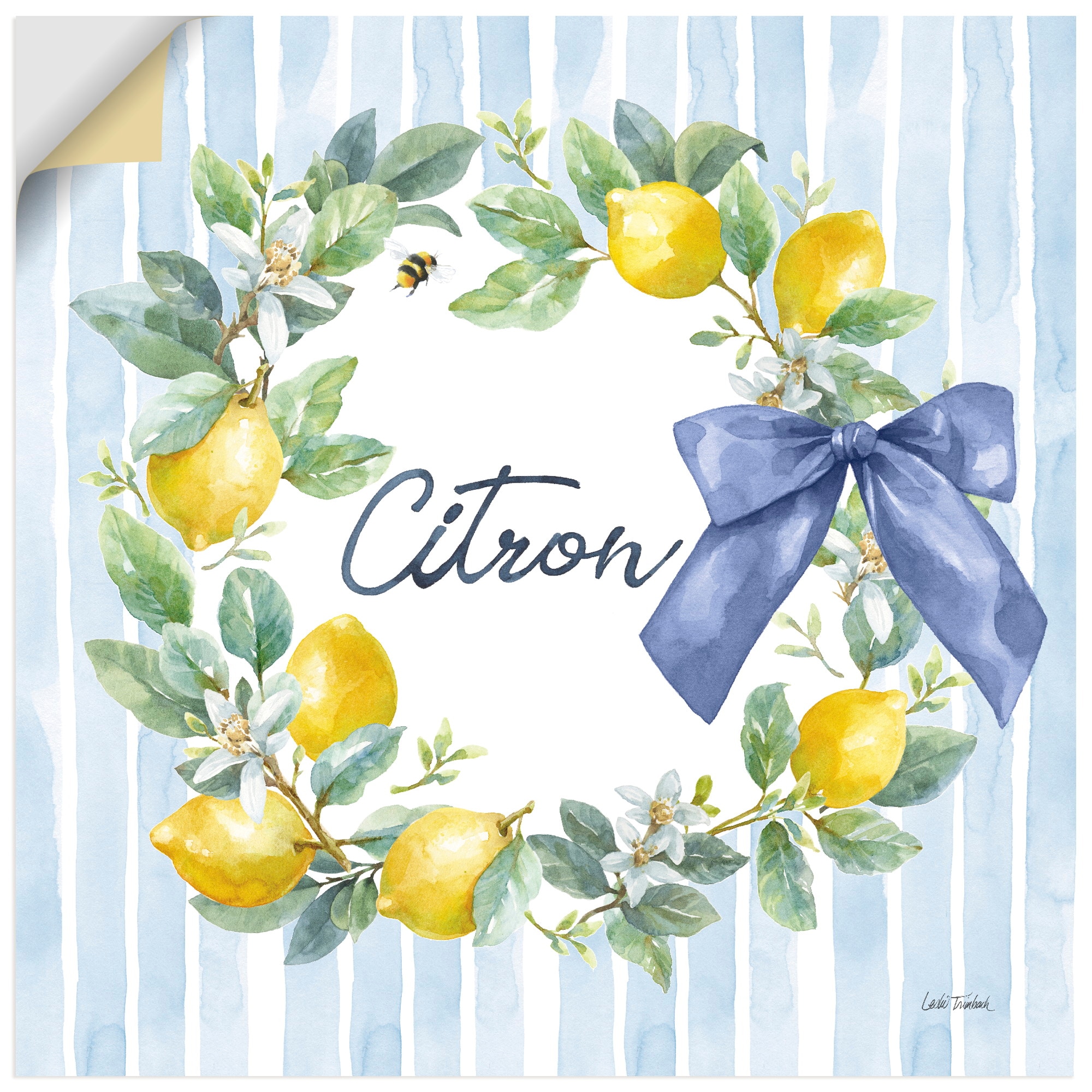 Artland "Le Citron III" Arrangements 1 Stk. tlg. als Alubild, Leinwandbild, Poster, Wandaufkleber in verschied. Größen