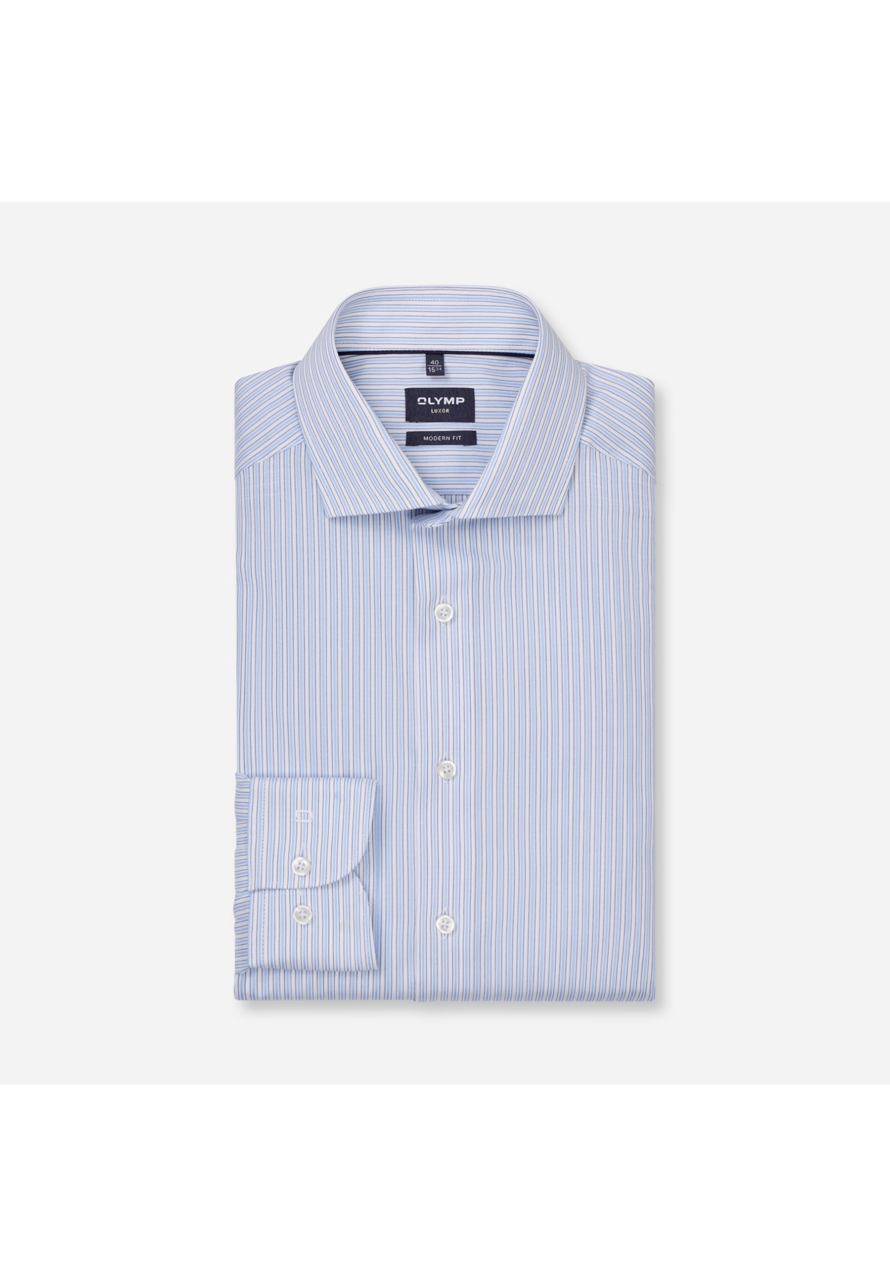 OLYMP Luxor Modern Fit Men Shirt Blue 41 4