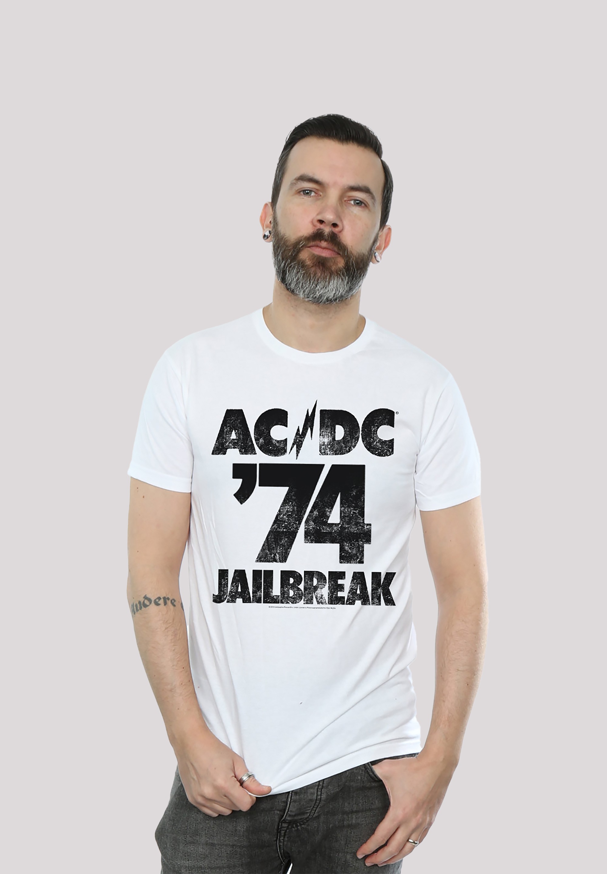 F4NT4STIC T-Shirt »ACDC Jailbreak 74 für Kinder & Herren«, Print