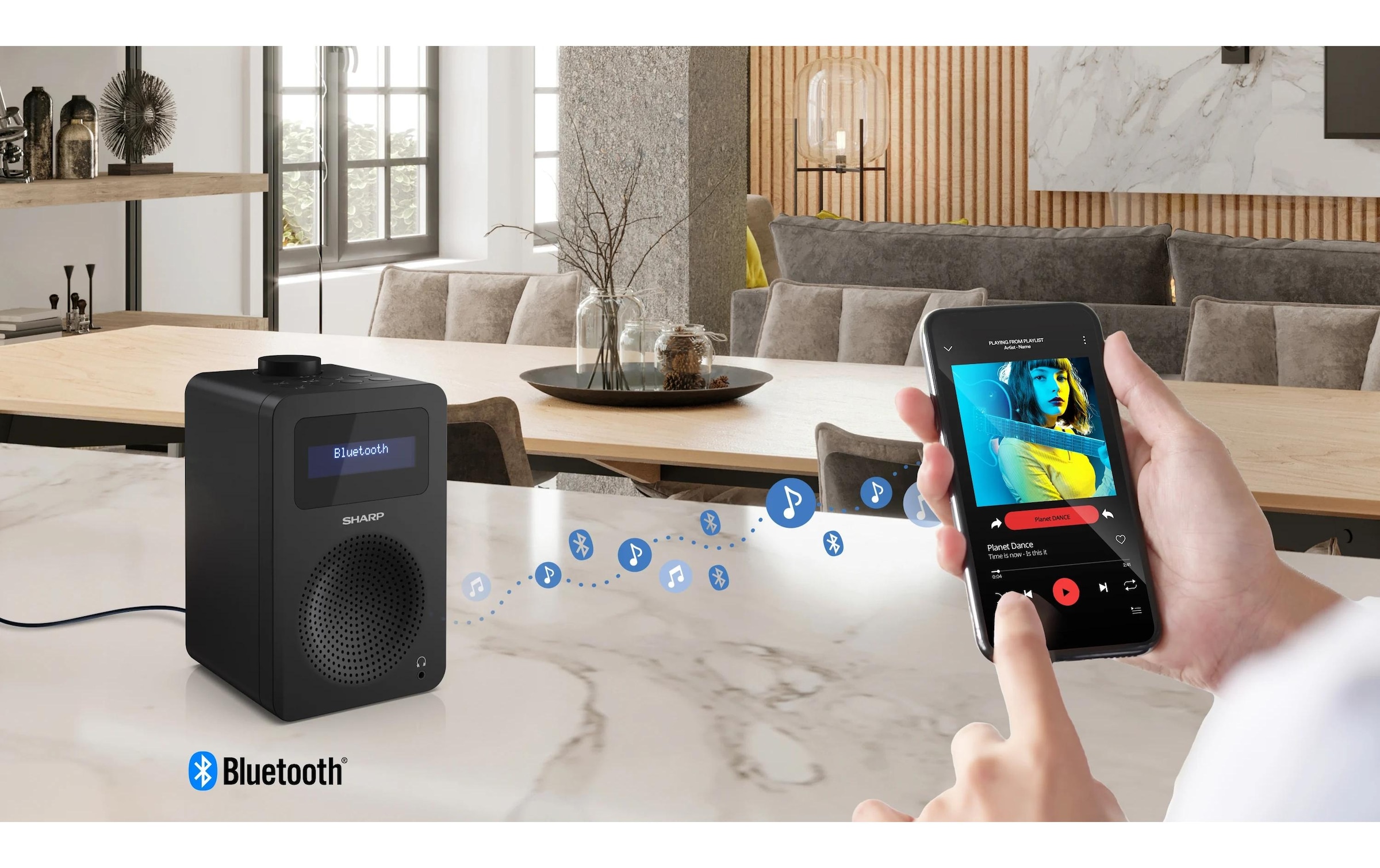 Sharp Digitalradio (DAB+) »DAB+ Radio DR-430 – Midnight Black« ( Digitalradio (DAB+) | FM-Tuner )