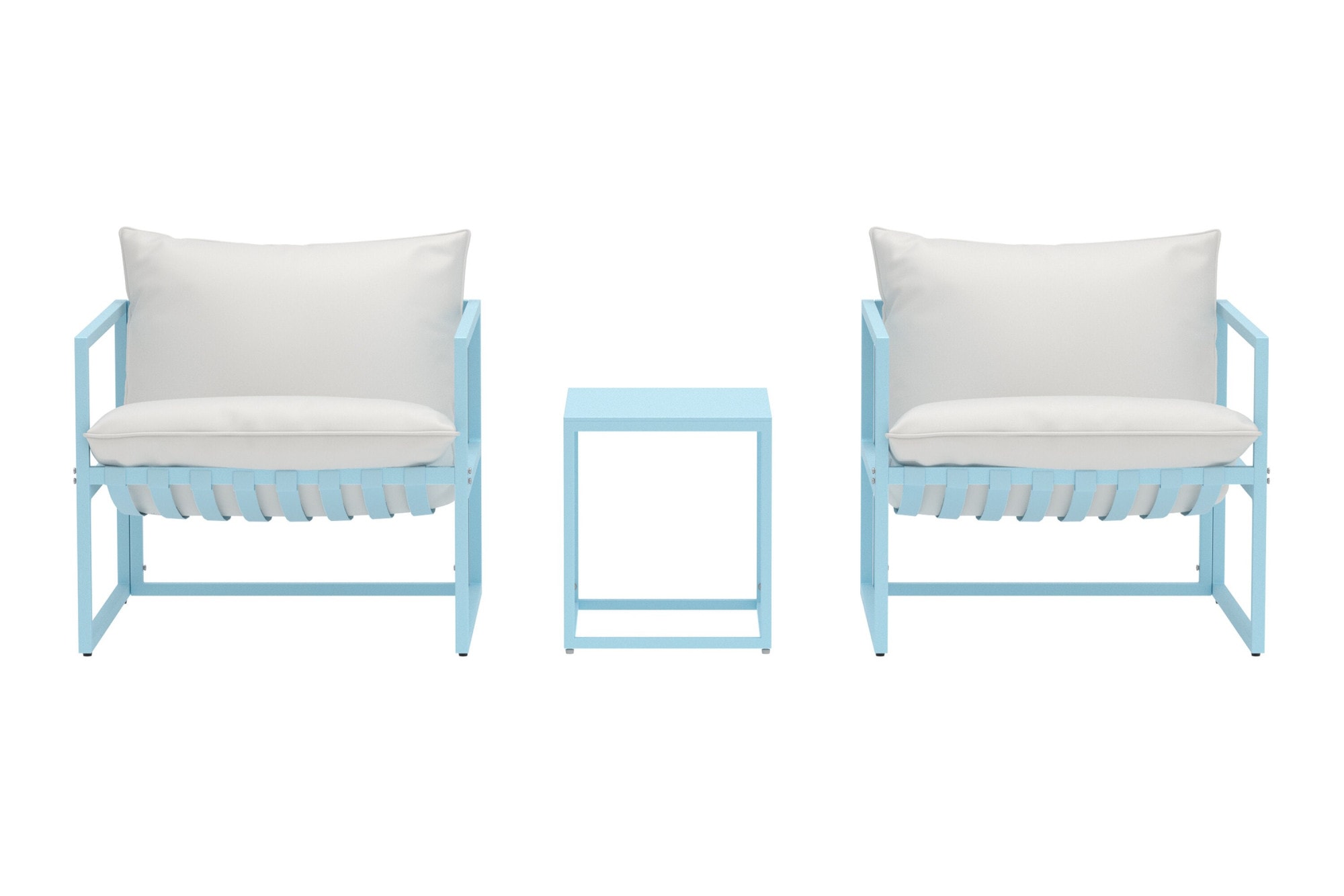 Venture Home Gartenlounge-Set »Messina, großzügiges Outdoor-Set für hohen Sitzkomfort« 3 tlg. Loungemöbel mit Stoffbezug, angenehm, weich