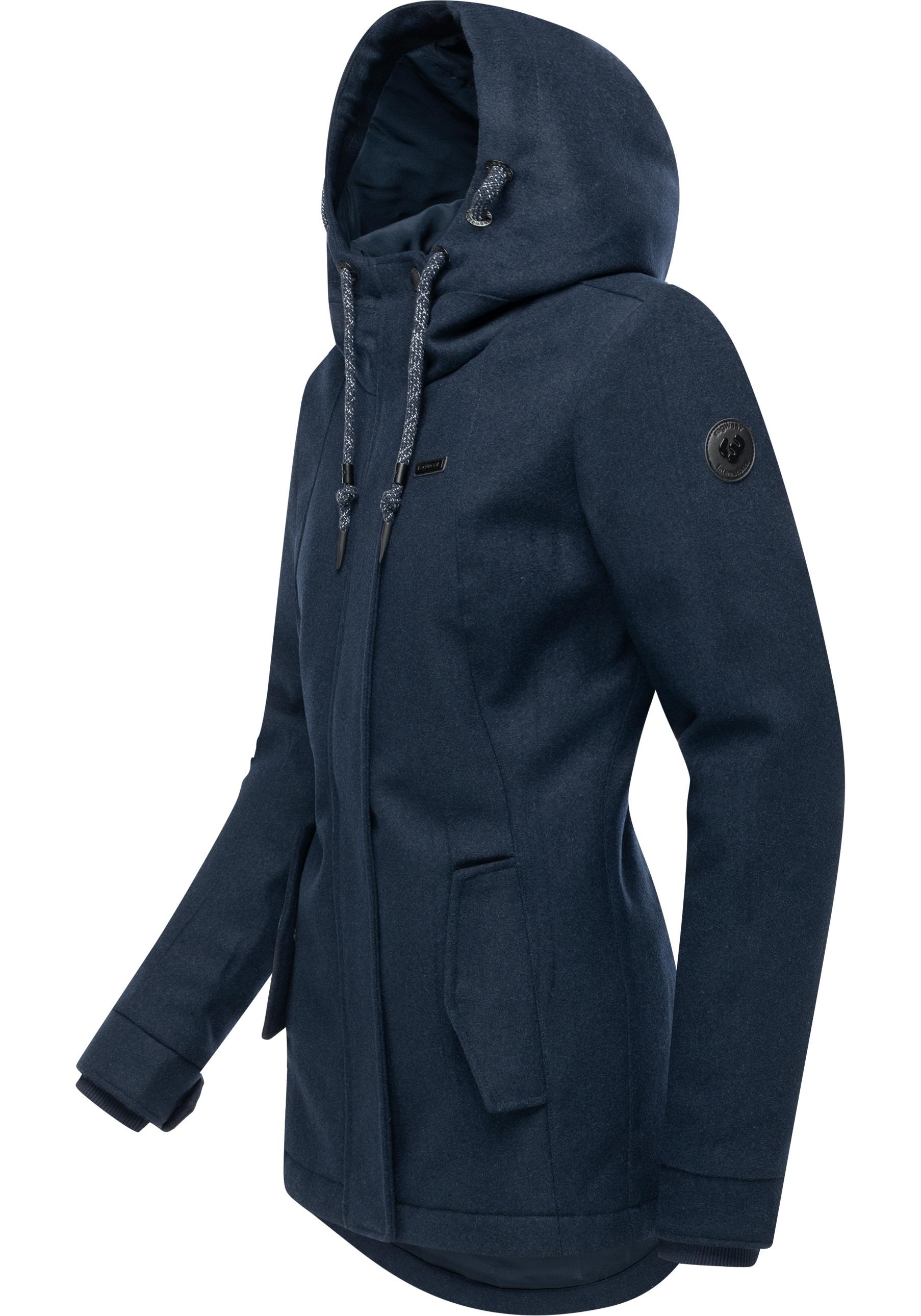 Ragwear Winterjacke »Monadde Felt YOUMODO«, mit Kapuze, Wasserfeste warme Jacke mit Kapuze