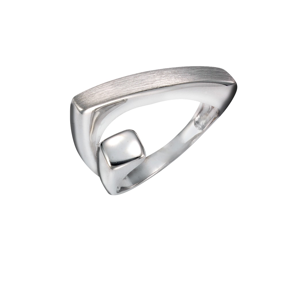 Vivance Fingerring »925 Silber rhodiniert 13,5mm breit«
