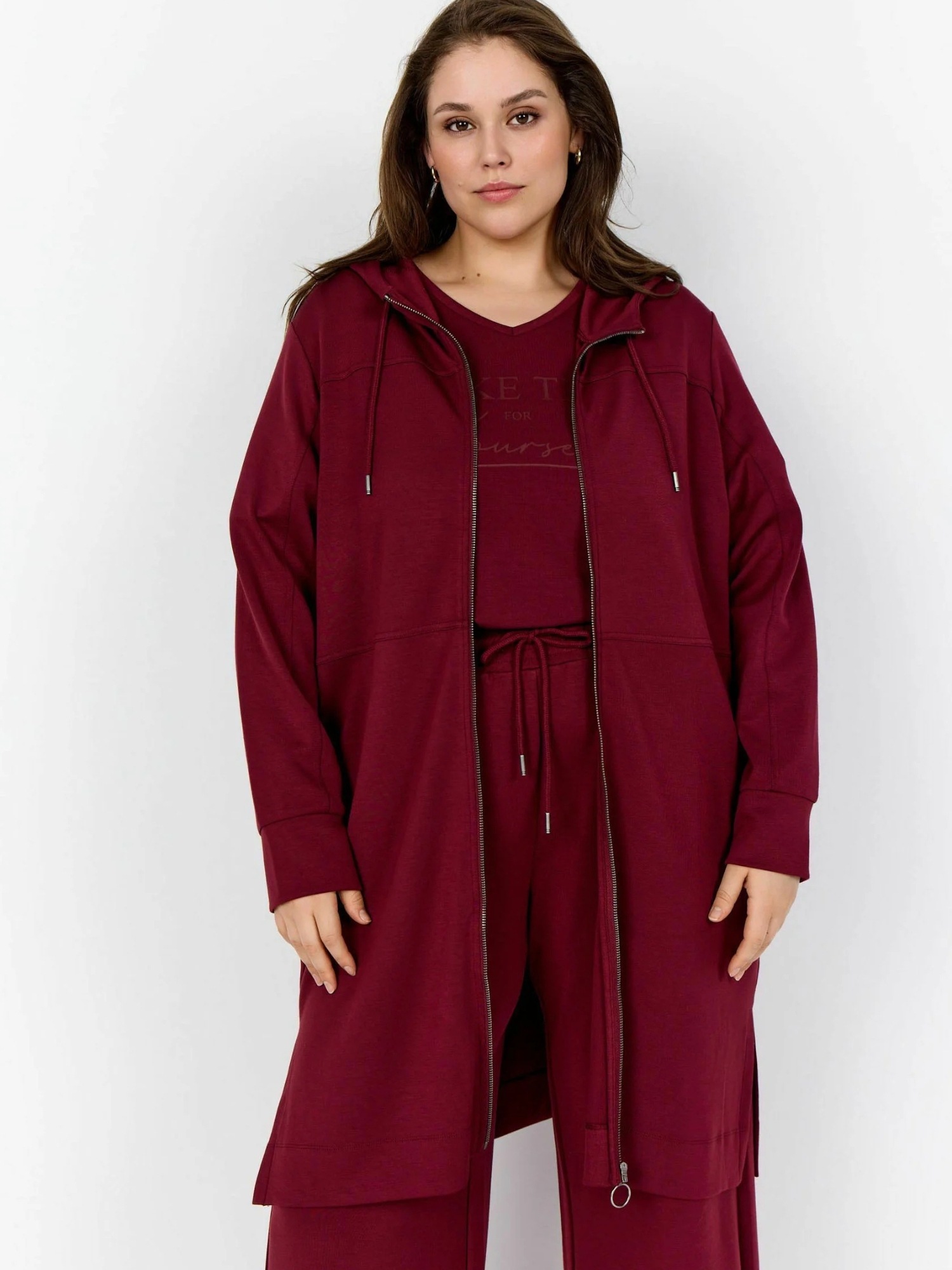Wasabi Concept WA-SABINA Cardigan Dark Red M 2