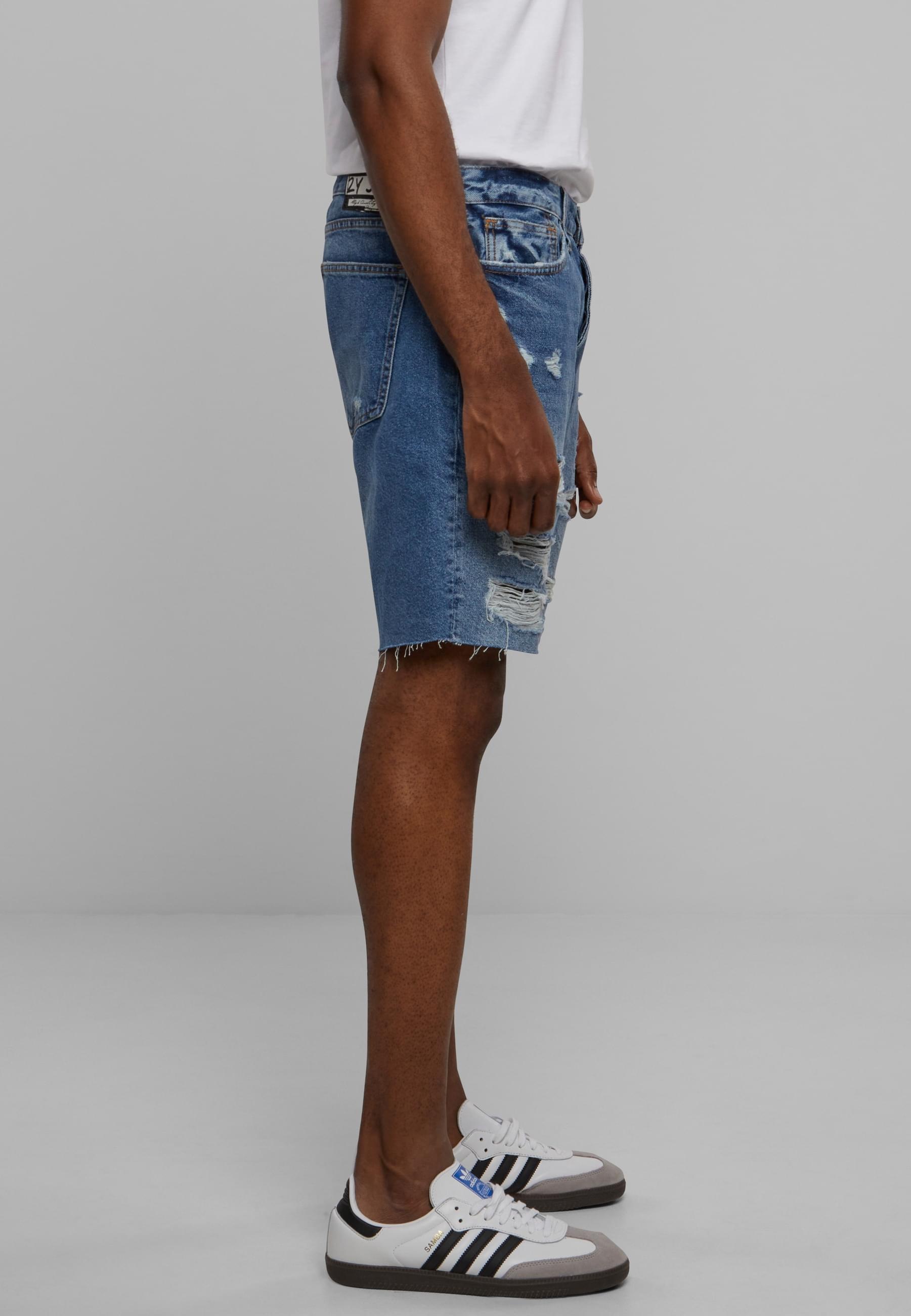 2Y Studios Bequeme Jeans »2Y Studios Herren 2Y Destroyed Denim Shorts«