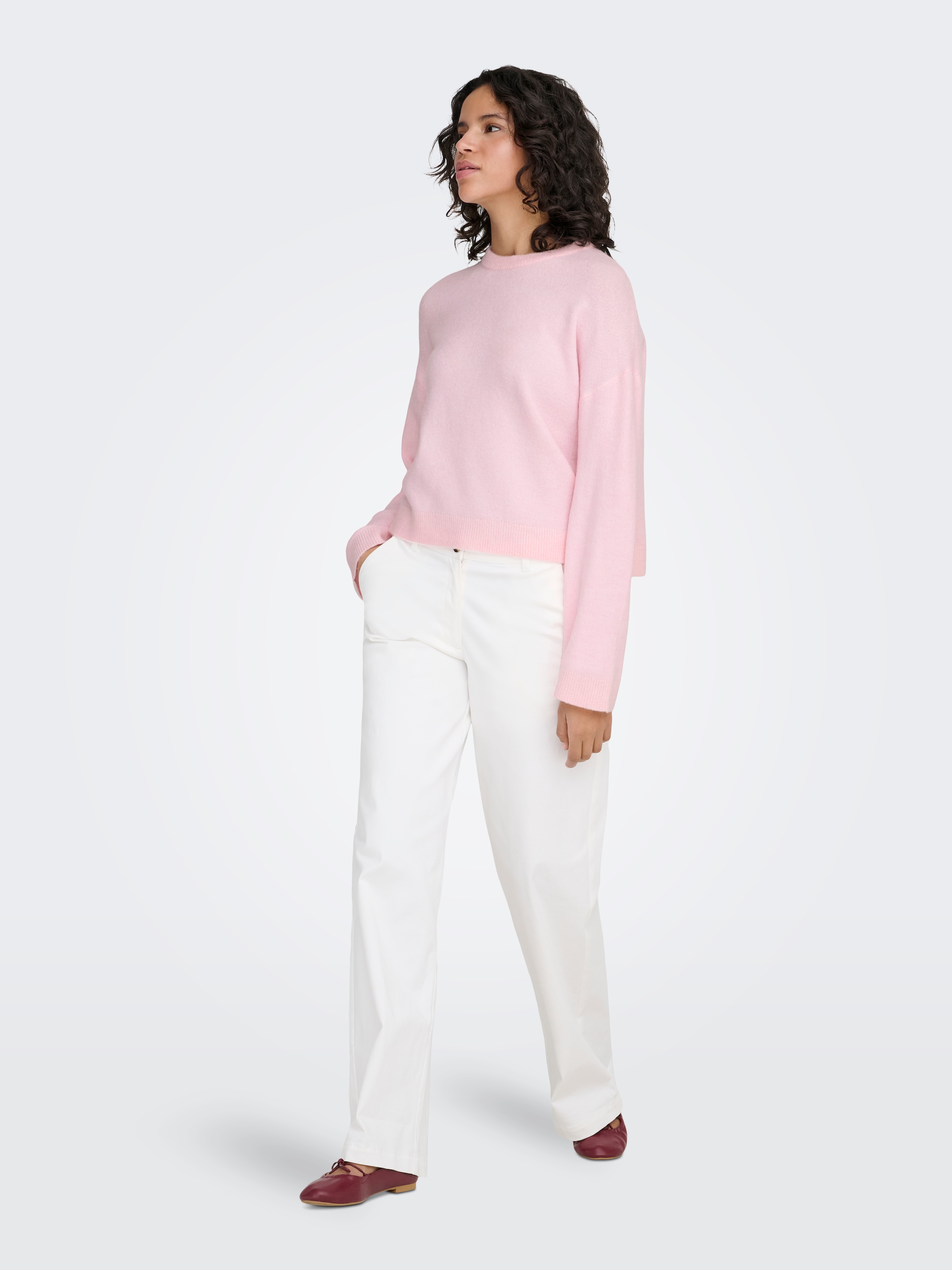 ONLY Onlsimoni Long Sleeve O-Neck Knit Pullover Potpourri L 5