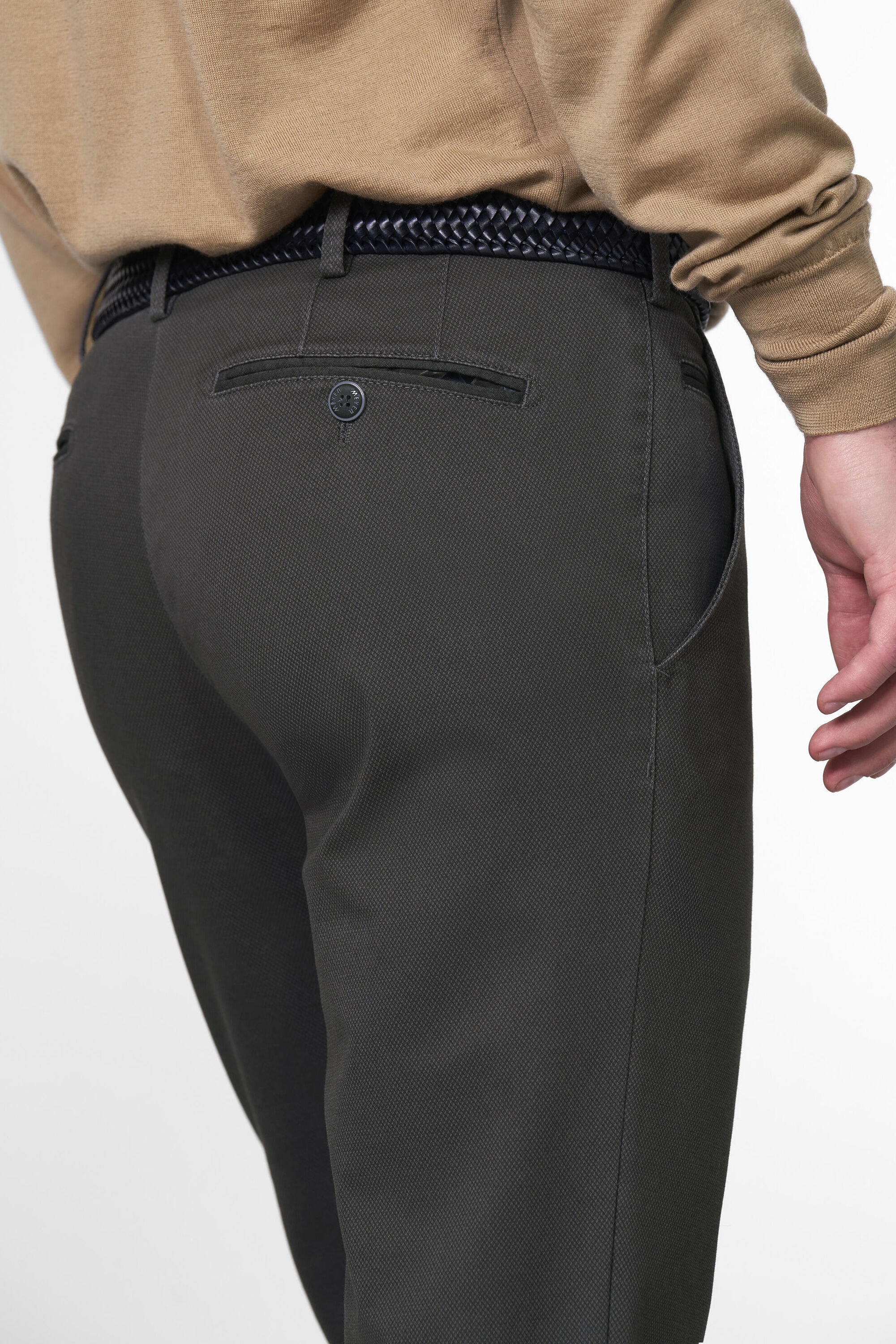 MEYER Chinos »BONN«, mit Micro Print