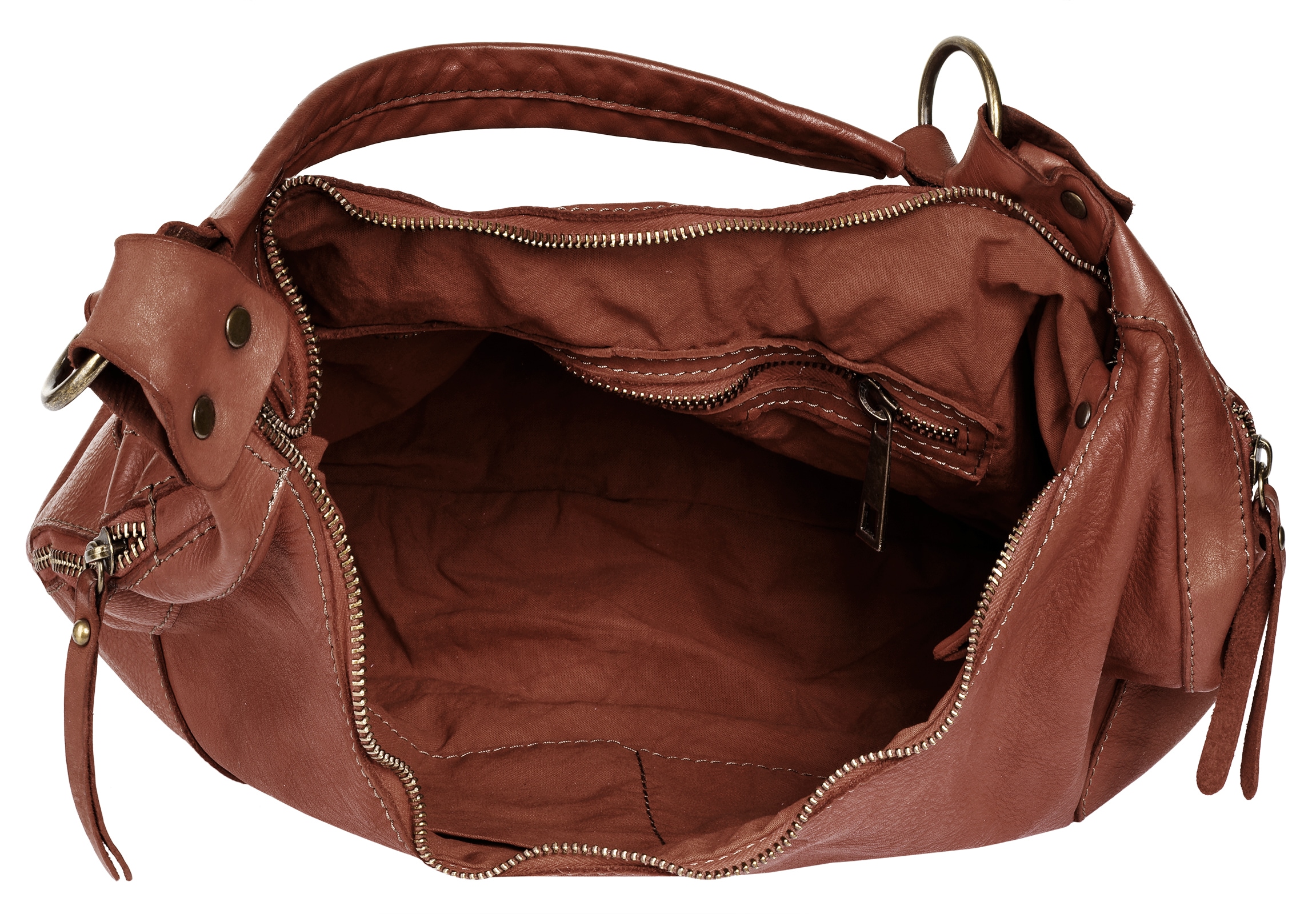 Samantha Look Shopper, echt Leder, Made in Italy