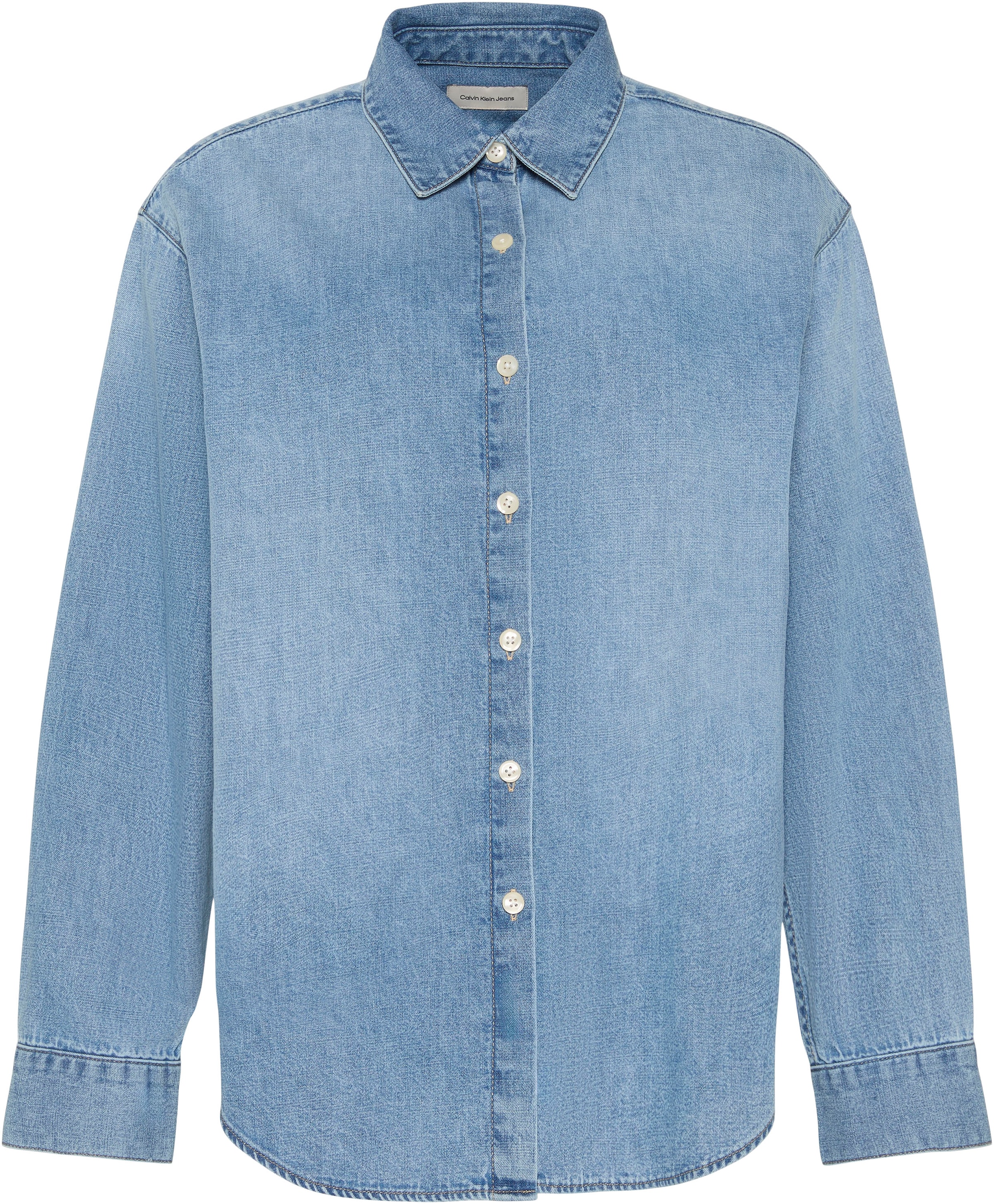 Calvin Klein Jeans Jeansbluse "OVERSIZED SHIRT VINTAGE BELL" Oversize fit m günstig online kaufen