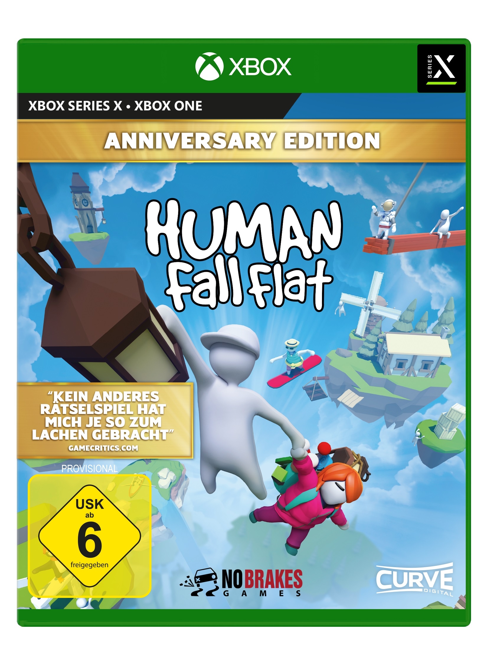 Curve Digital Spielesoftware »Human Fall Flat Anniversary Edition«, Xbox Series X-Xbox One