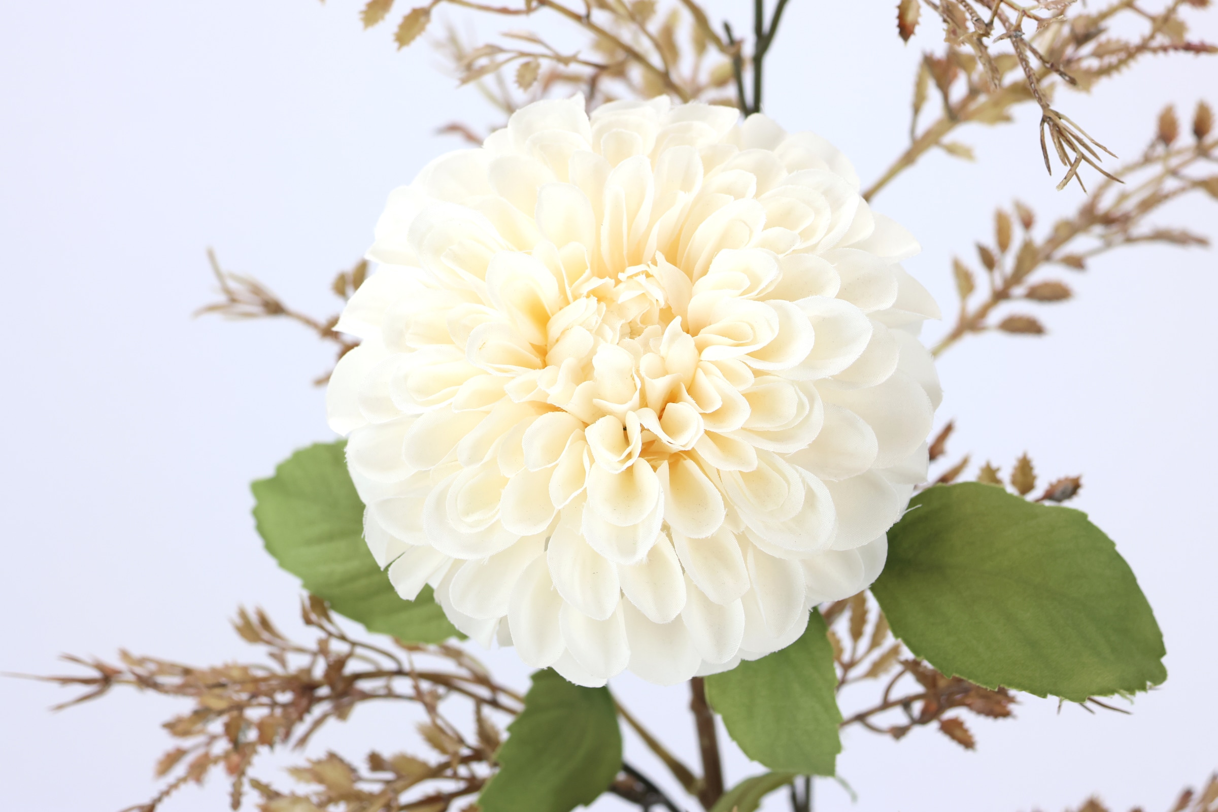 I.GE.A. Kunstblumenstrauß »Kunstblumen Set Dahlie1«, Mit Dekozweig 74 cm hoch Blumen Arrangement Seidenblumen Einzelblumen