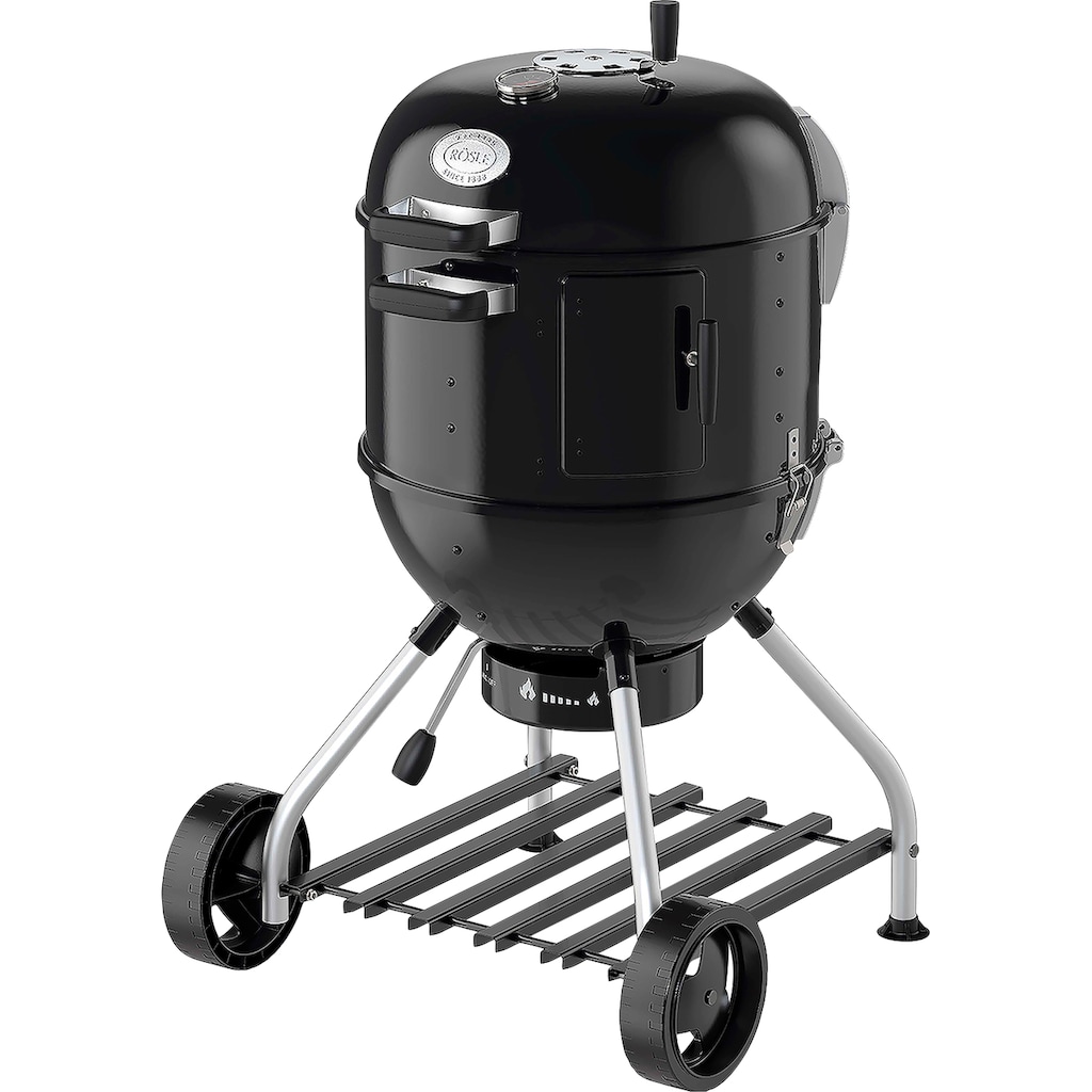 RÖSLE Smoker »Kugelgrill No.1/F50-S, 25009«, mit zwei Smoker-Ringen oder als Mini-Kugelgrill, 2x Ø 50 cm