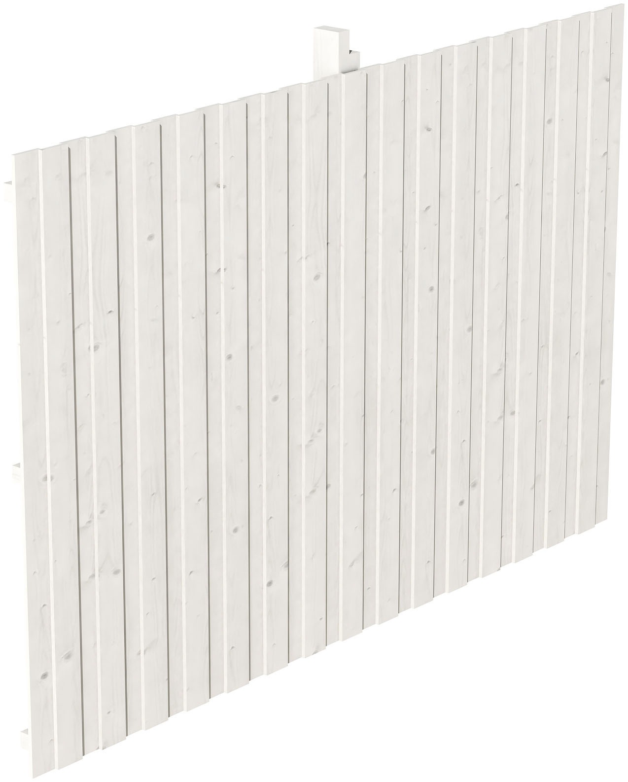 Skan Holz Rückwand Deckelschalung 341 x 220 cm Fichte Weiß günstig online kaufen