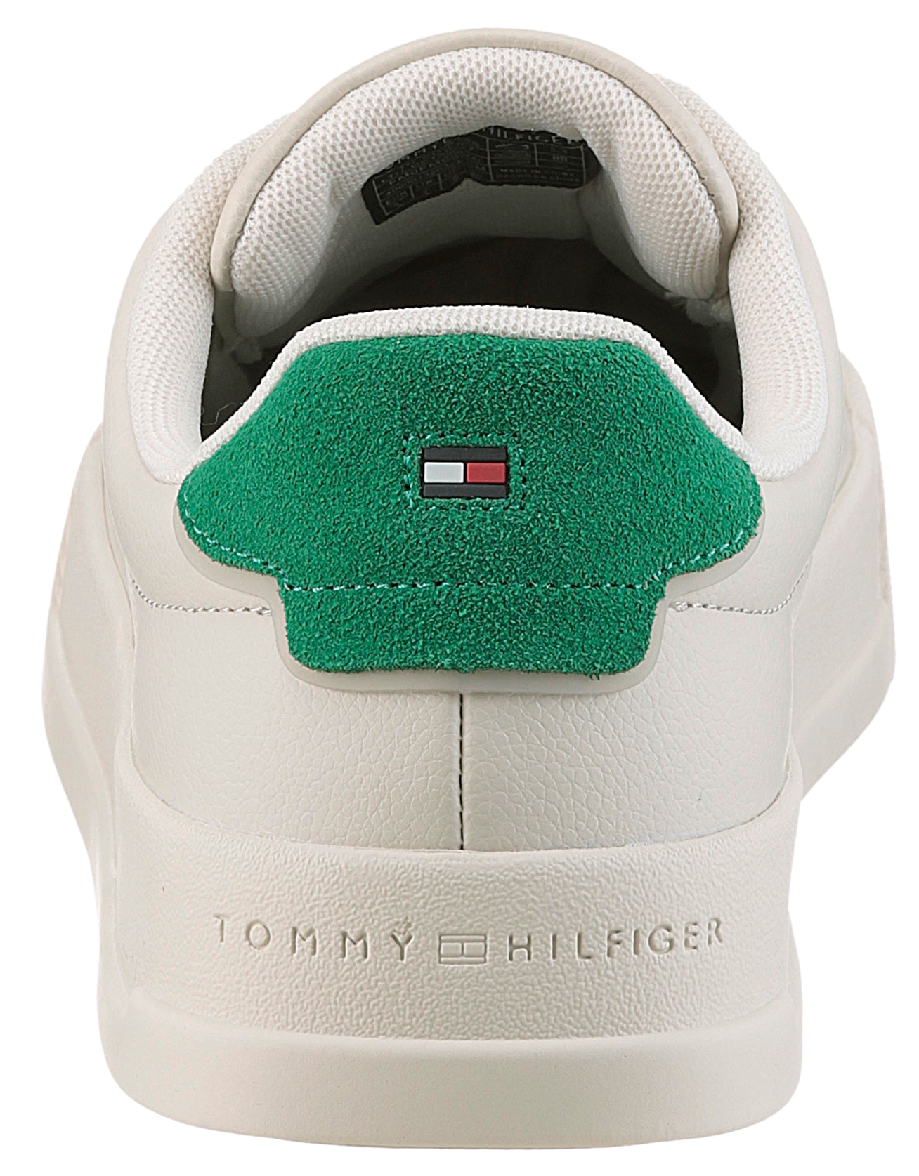 Tommy Hilfiger Plateausneaker »TH COURT LTH DETAIL ESS«, Freizeitschuh, Halbschuh, Schnürschuh mit seitlichem Logoschriftzug