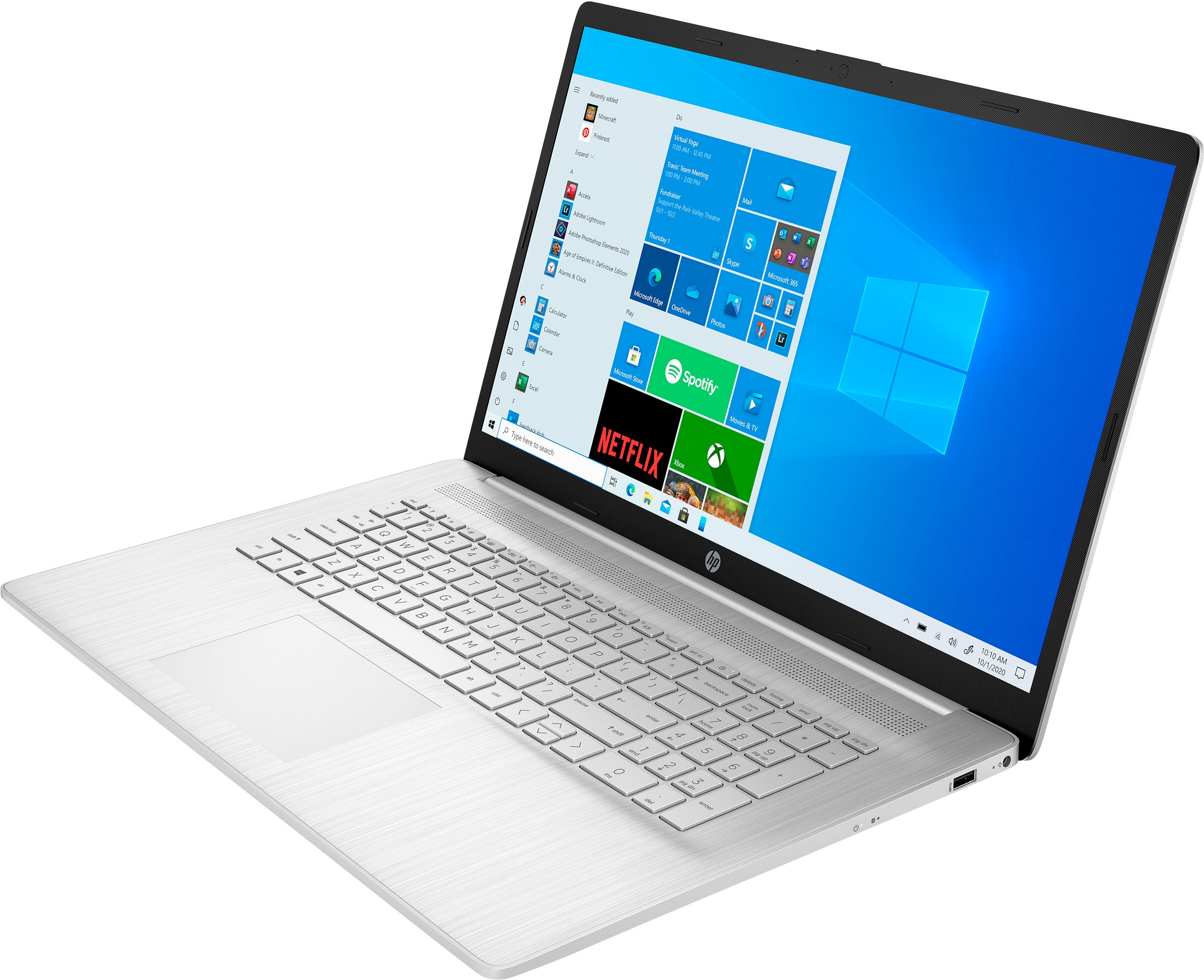 HP Notebook »17-cn0077ng«, 43,9 cm, / 17,3 Zoll, Intel, Core i7, GeForce MX450, 512 GB SSD