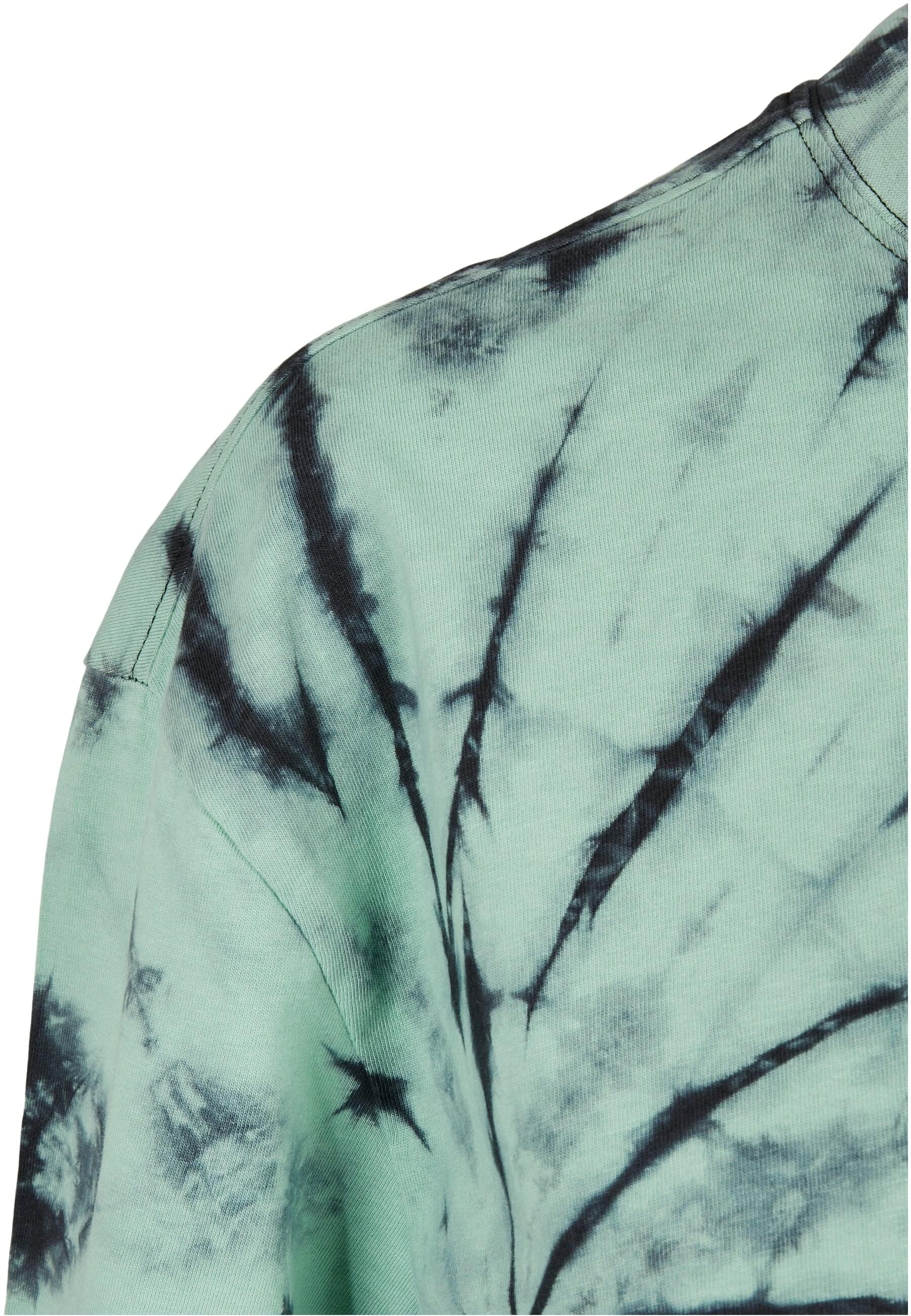 URBAN CLASSICS Kurzarmshirt »Urban Classics Damen Ladies Oversized Cropped Tie Dye Tee«, (1 tlg.)