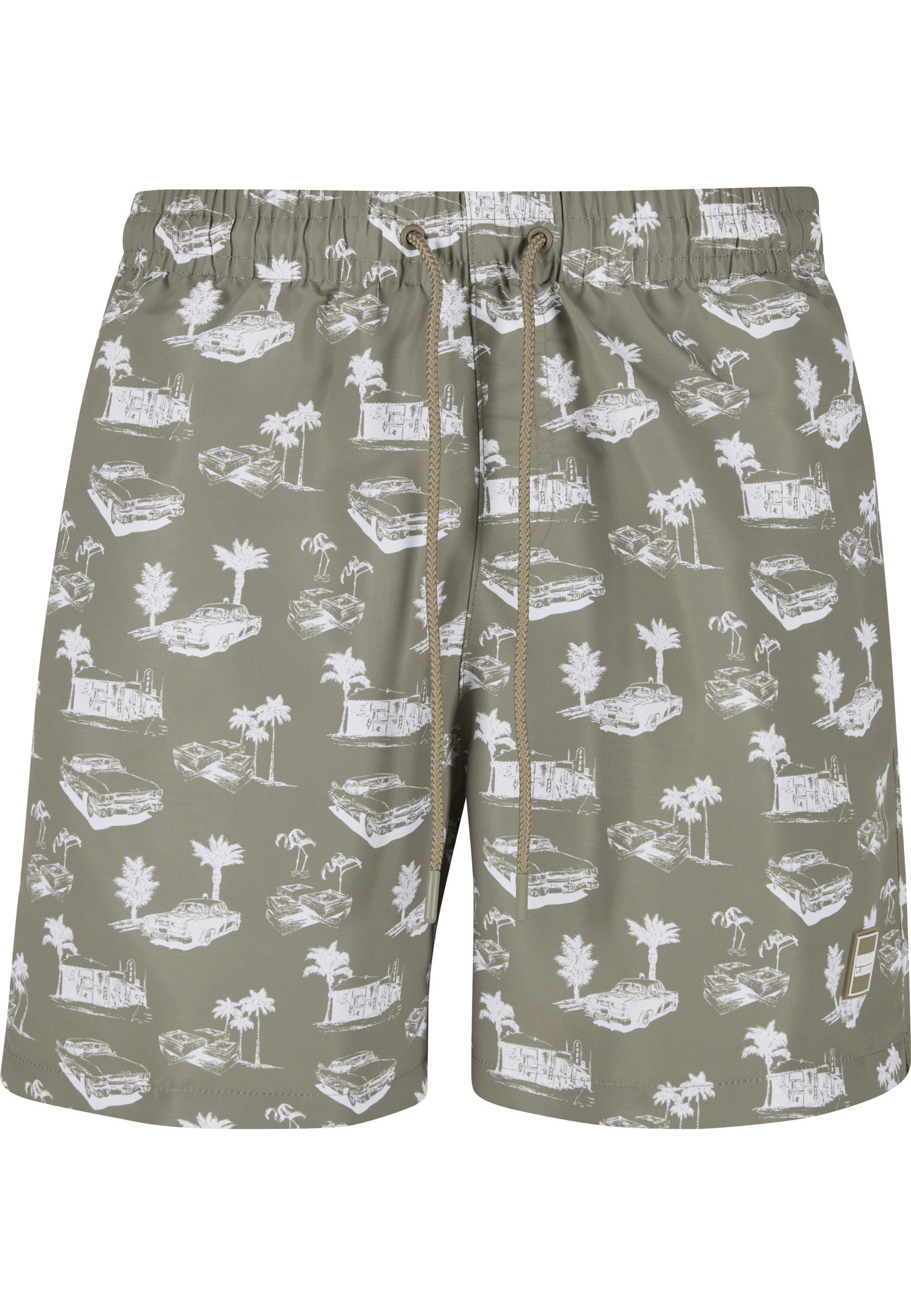 URBAN CLASSICS Badeshorts "Urban Classics Herren Pattern Swim Shorts" günstig online kaufen