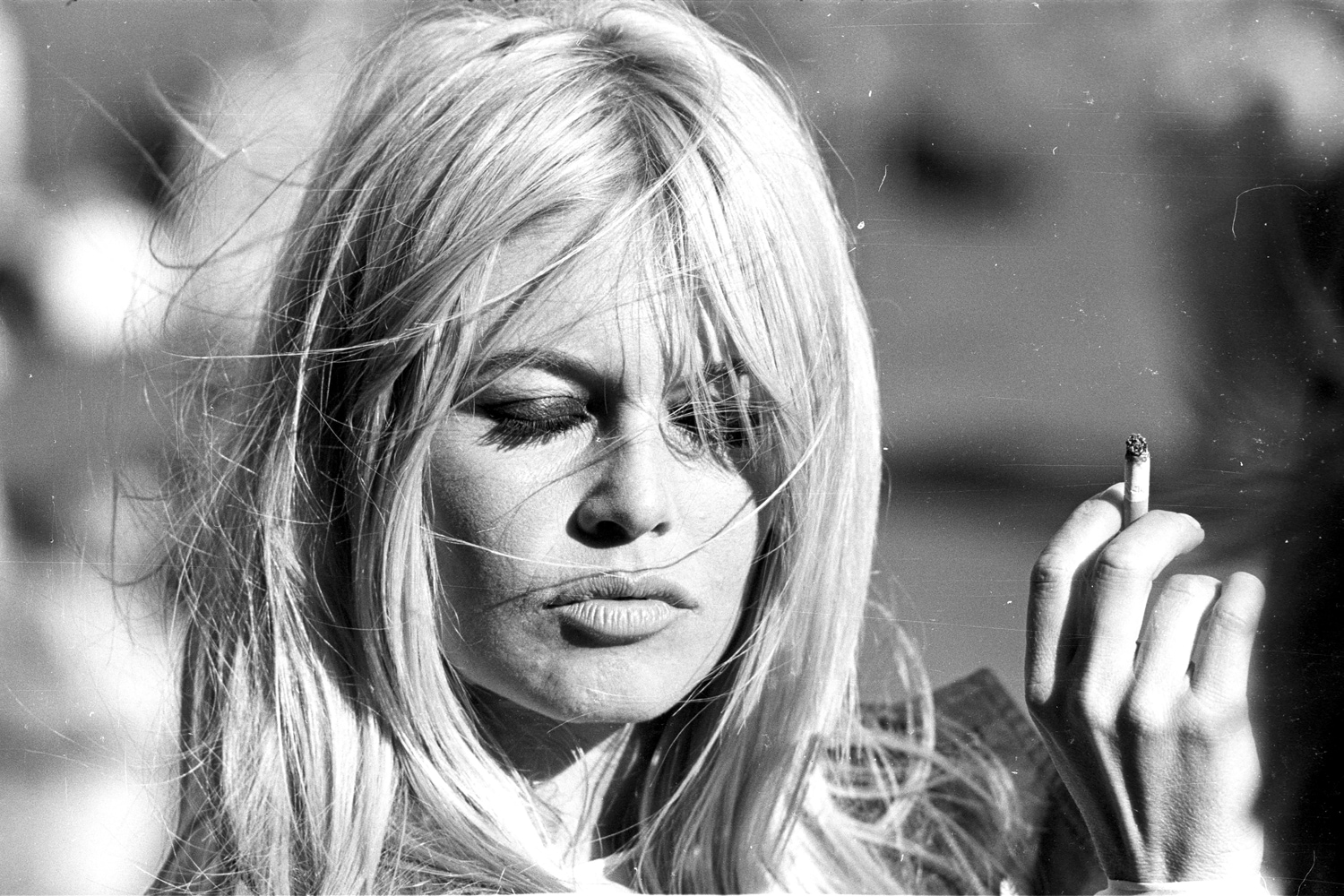 queence Acrylglasbild »Brigitte Bardot«, Schwarz-Weiß-Frau-Stars-Portrait-Foto-Film-Filmfiguren-Filmszene, Fine Art-Print in Galeriequalität