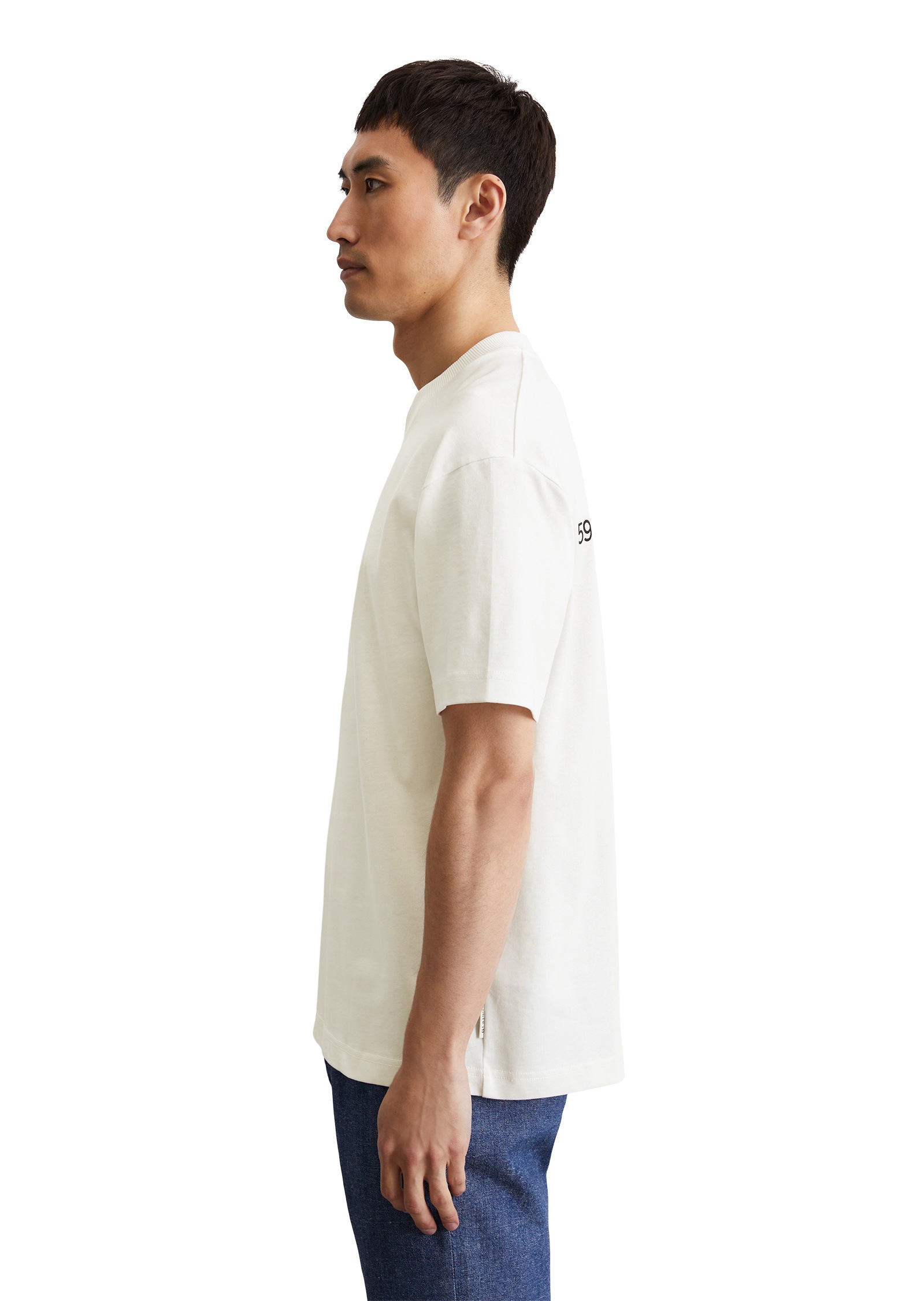 Marc OPolo T-Shirt "aus schwerem Bio-Baumwoll-Jersey" günstig online kaufen