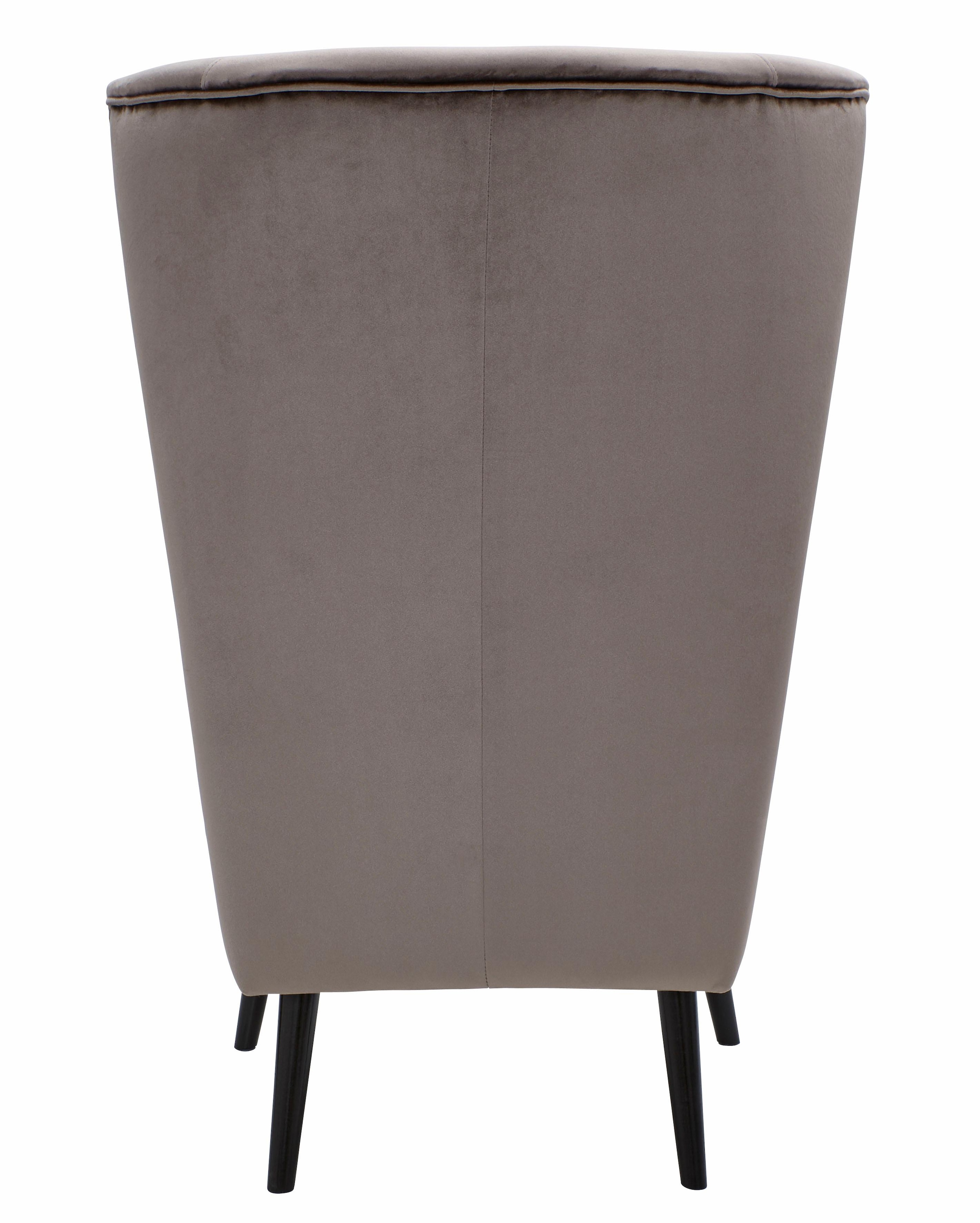 Home affaire Sessel »Salla auch in Fellimitat und Feincord, viele Bezugsarten, Ohrensessel« wahlweise mit oder ohne Hocker; großer Sessel: Maße B/T/H: 78/94/118cm