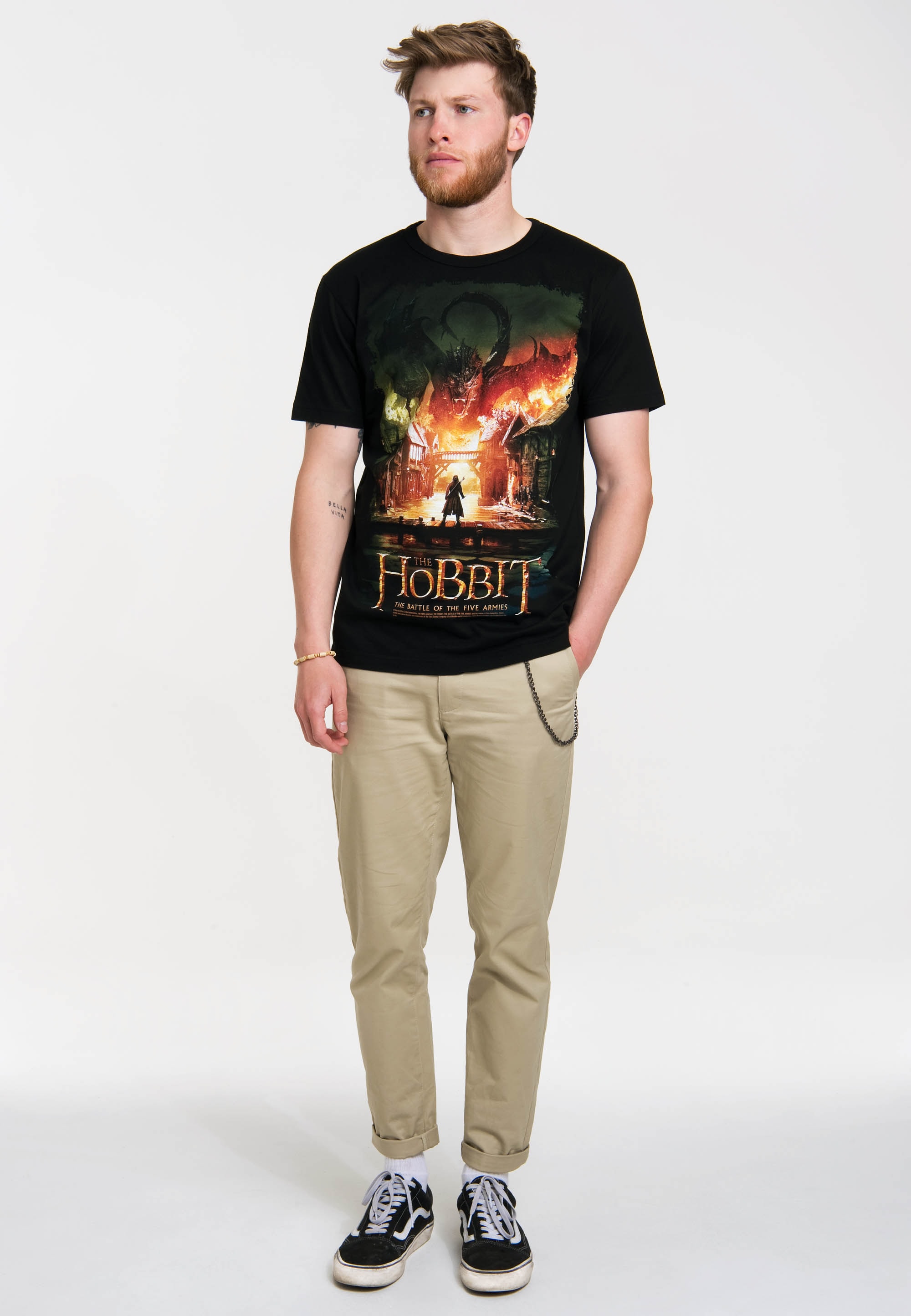 LOGOSHIRT T-Shirt "Der Hobbit: Die Schlacht der Fünf Heere", mit tollem Fil günstig online kaufen