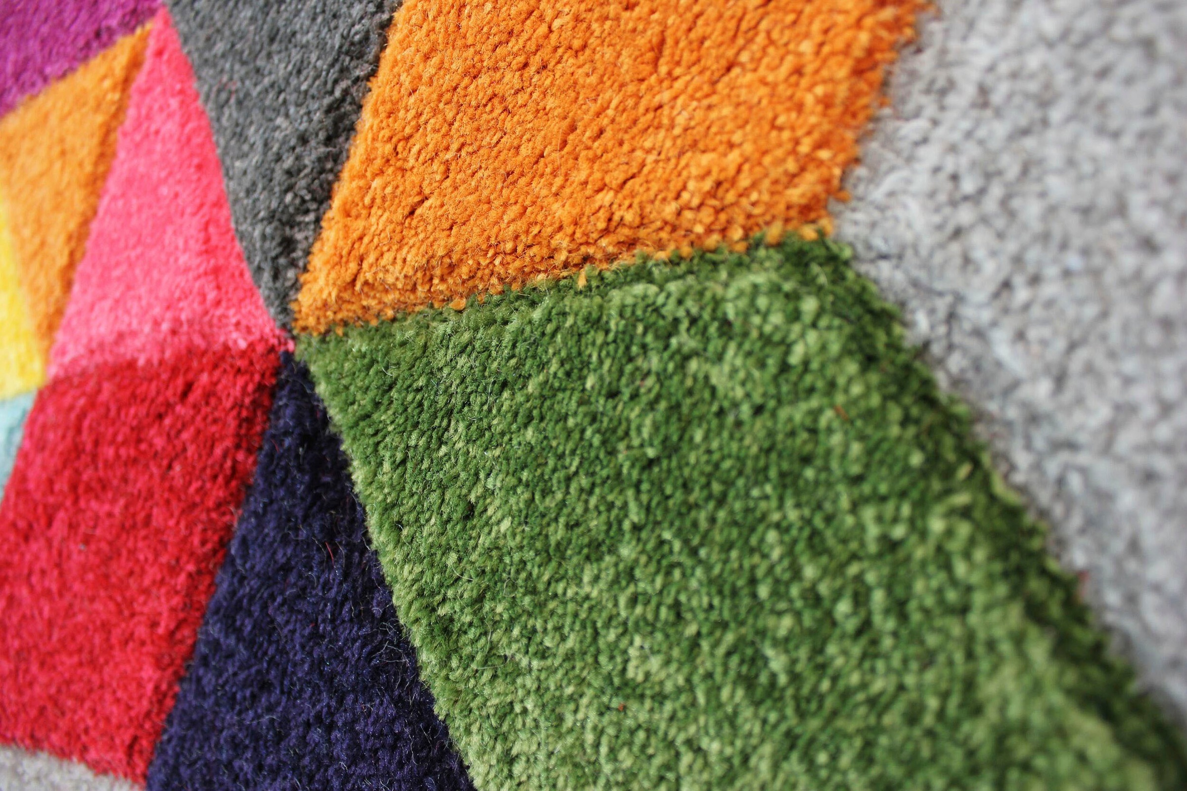 Thumbnail - FLAIR RUGS Teppich "Dynamic" rechteckig 10 mm Höhe fußbodenheizungsgeeignet, Cube Muster, bunt, Wohnzimmer
