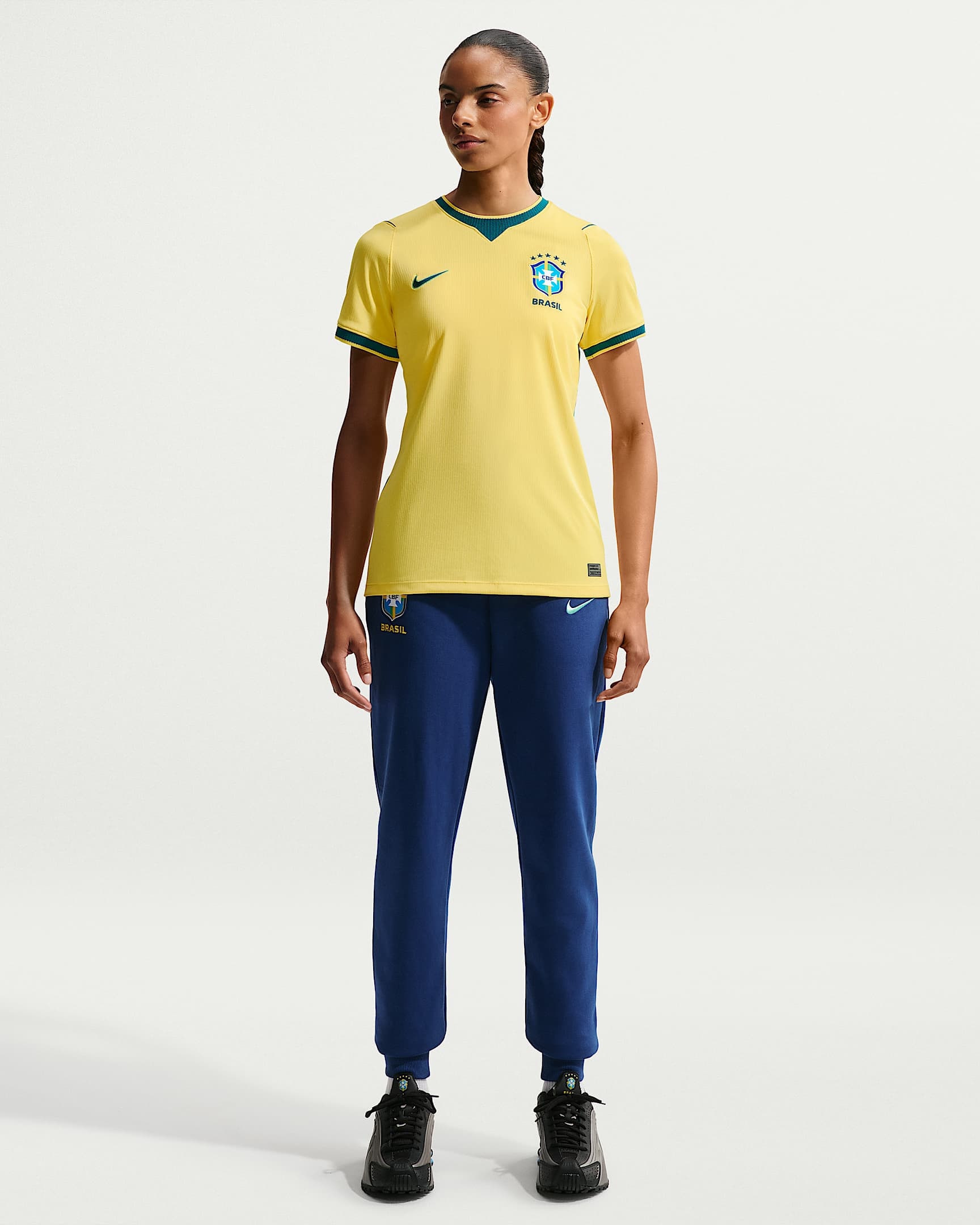 Nike Fußballtrikot »Brasilien 2026 Heimstadion Replika-Fußballtrikot (Damen)« für Training und Freizeit, mit Dri-FIT-Technologie
