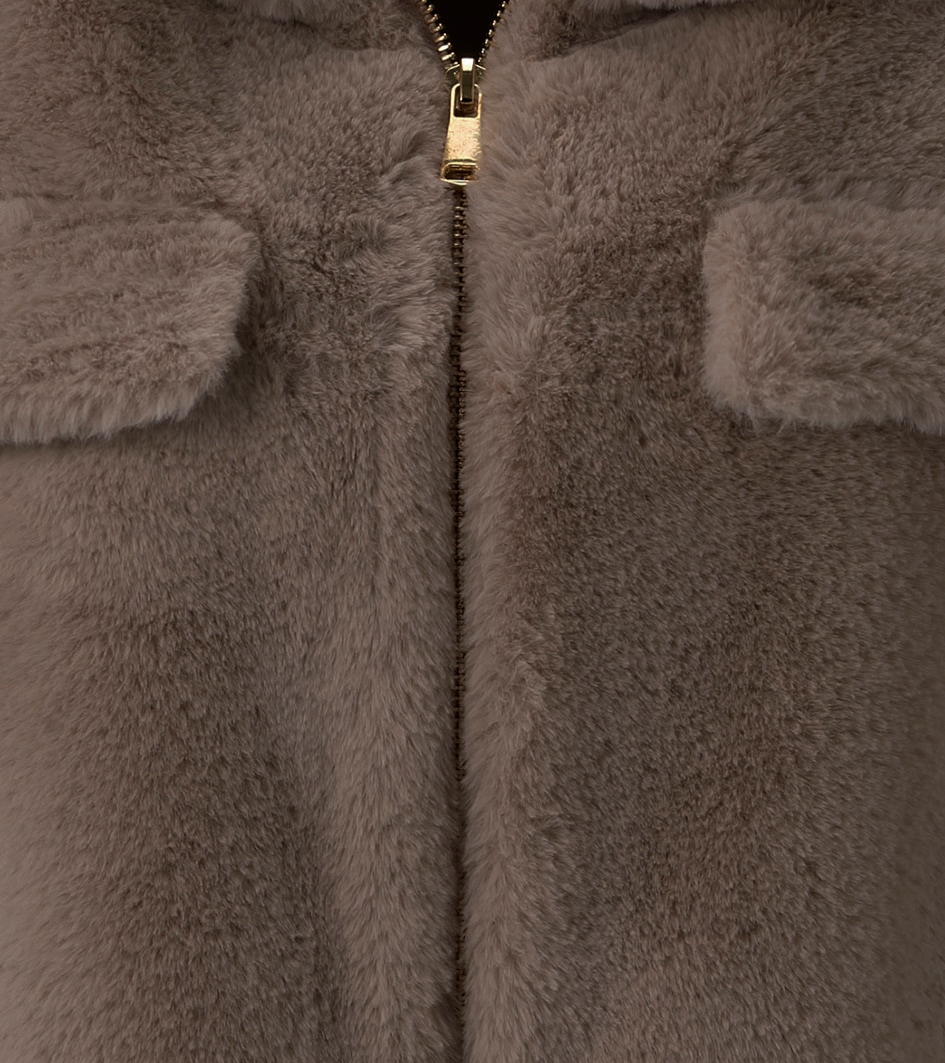 Aniston CASUAL Plüschweste, in trendiger Farbpalette - NEUE KOLLEKTION