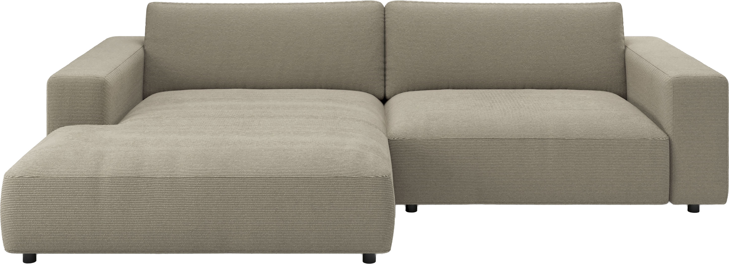 Musterring Ecksofa "MR LUCIA, Charakterstarker Lounge-Komfort von Musterring" XXL-Longchair, erstklassige Kammerkissen & zeitloser Look