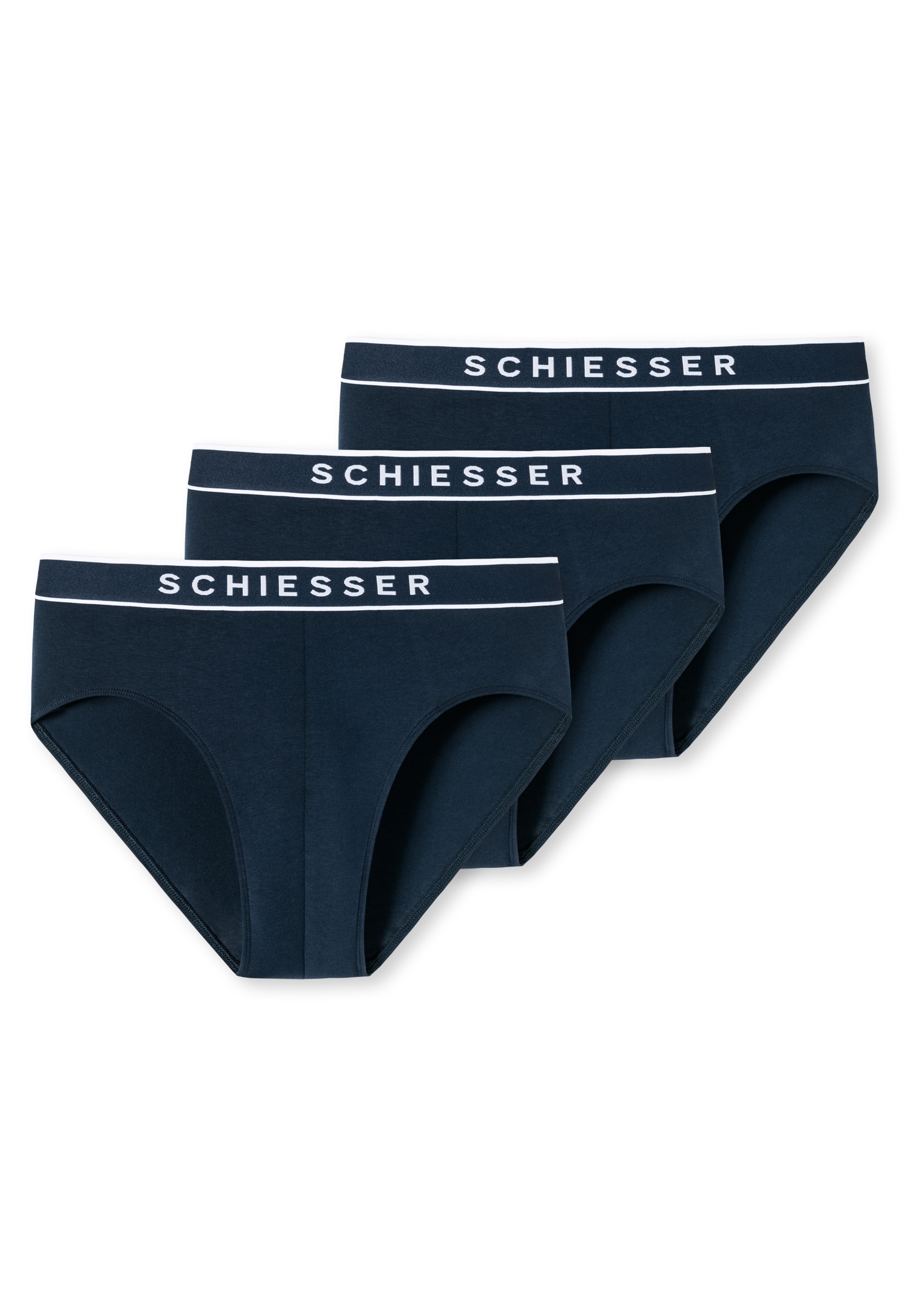 Schiesser Rioslip ""95/5"", (3er-Pack), mit sportlichem Webgummibund mit kontraststarken SCHIESSER-Logo